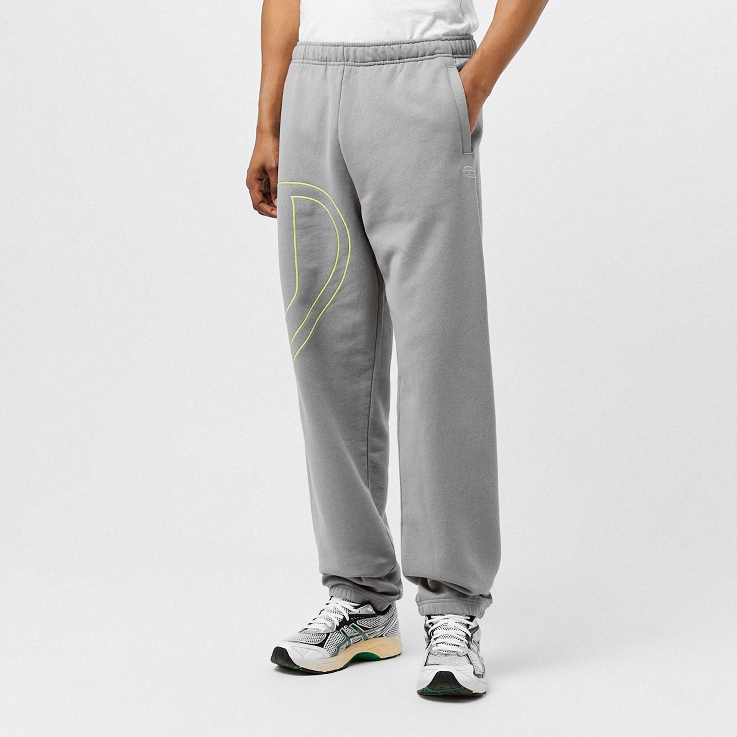 Frost Gray - Diesel - Men's Closed Hem Fleece Jogging Bottoms - 3
