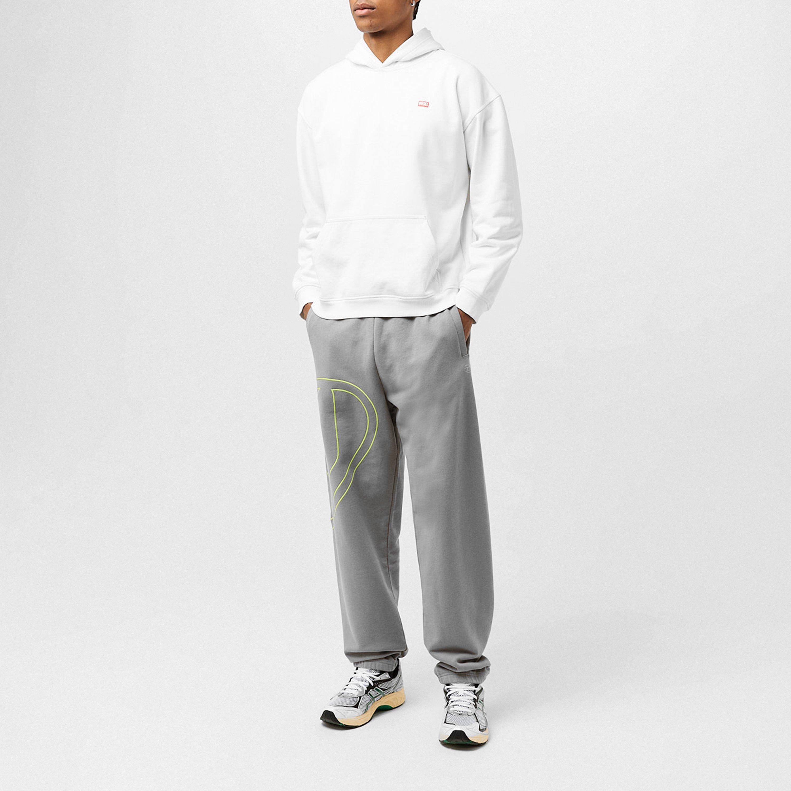 Frost Gray - Diesel - Men's Closed Hem Fleece Jogging Bottoms - 6