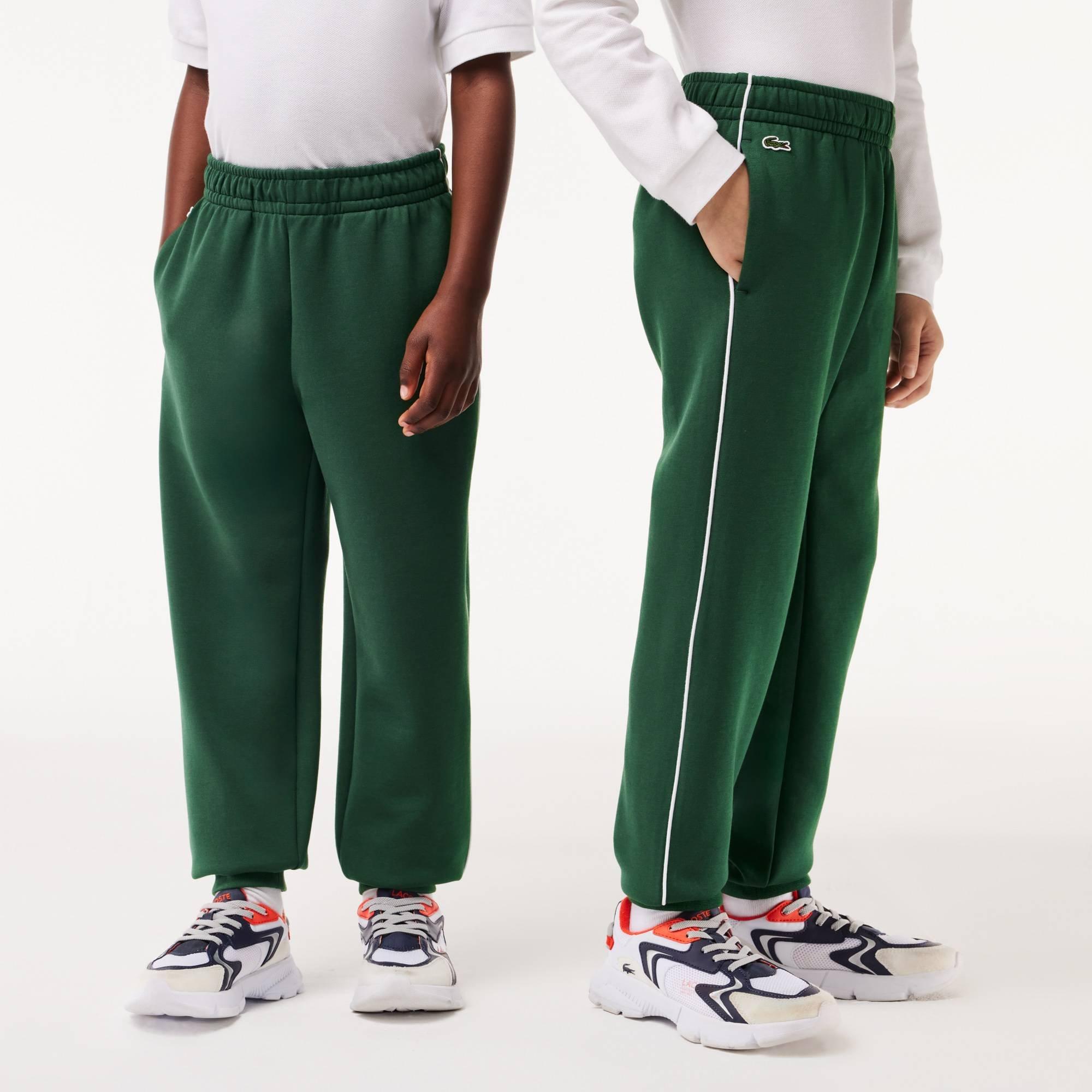 Grøn 132 - Lacoste - Paris Piqué Joggers Juniors - 4