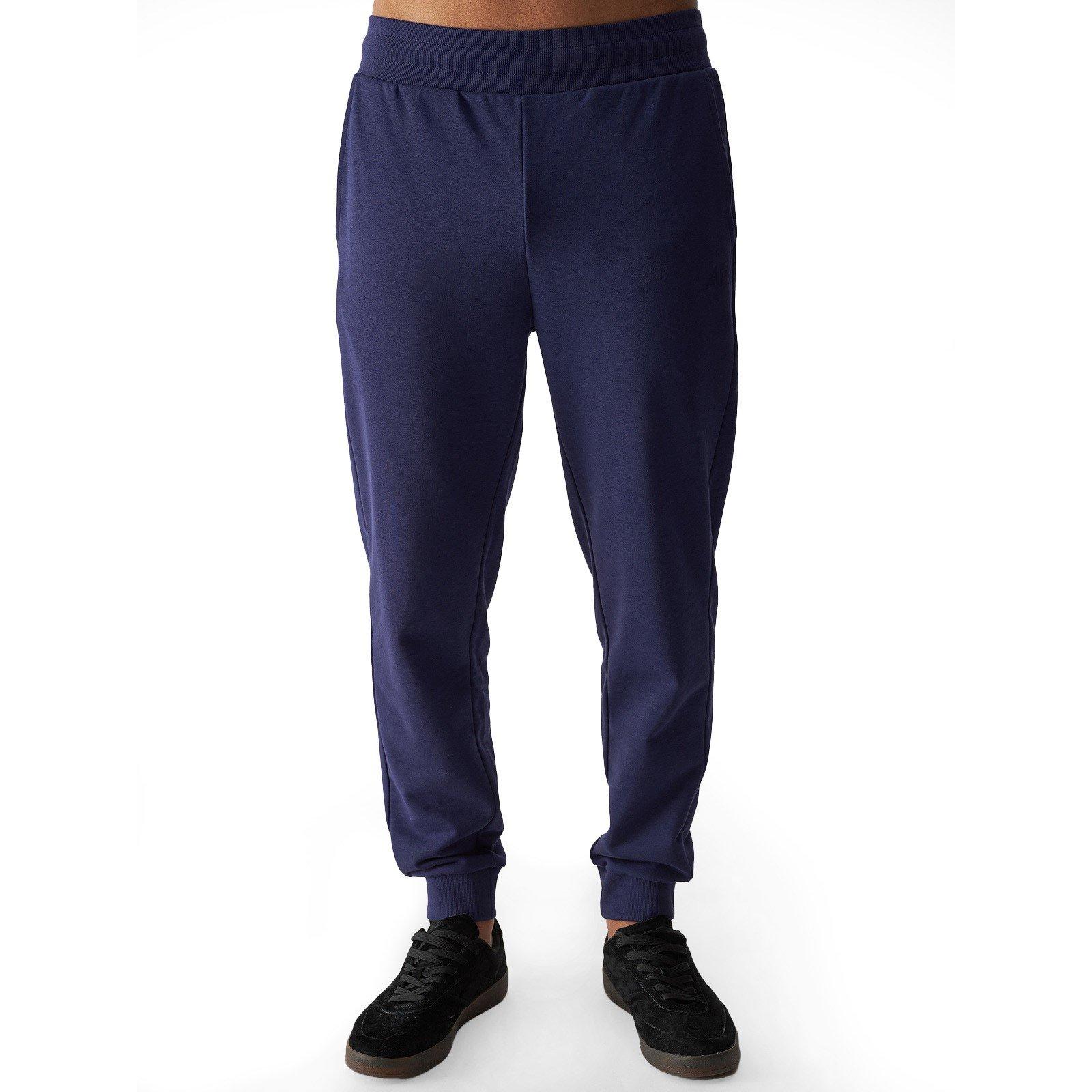 Navy - 4F - Cuffed Joggers - 1