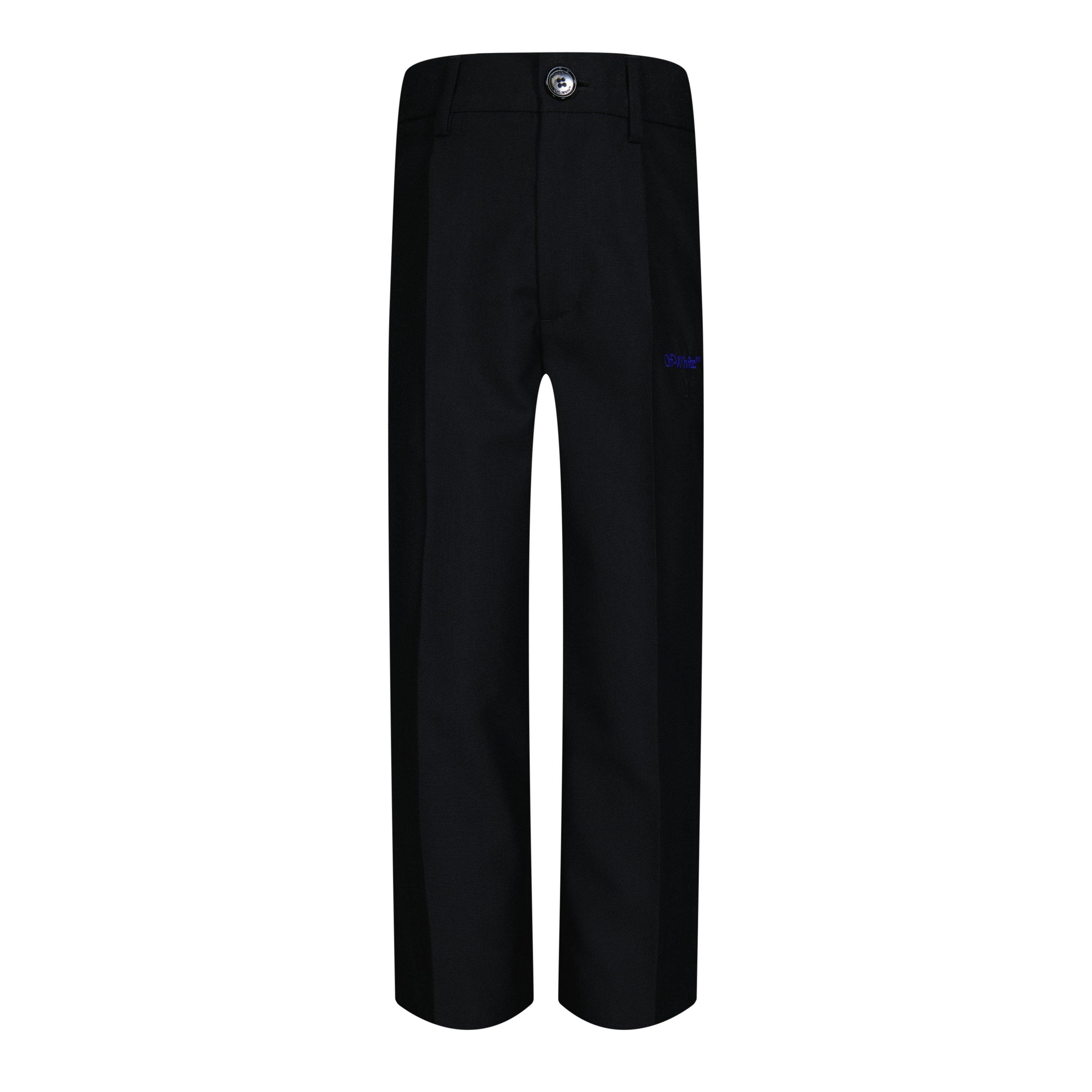 Blk/Blue 1045 - Off White - Unisex Kids' Classic Closed Cuff Fleece Joggers - 1