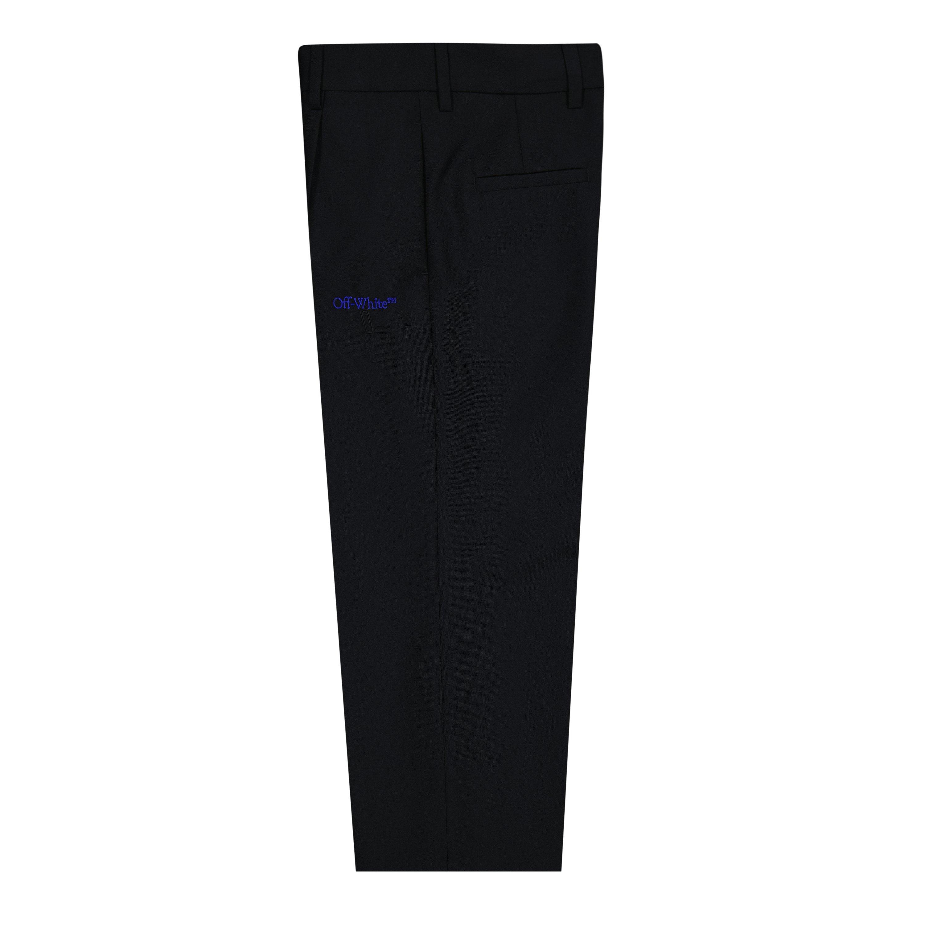 Blk/Blue 1045 - Off White - Unisex Classic Pant Trousers - 3