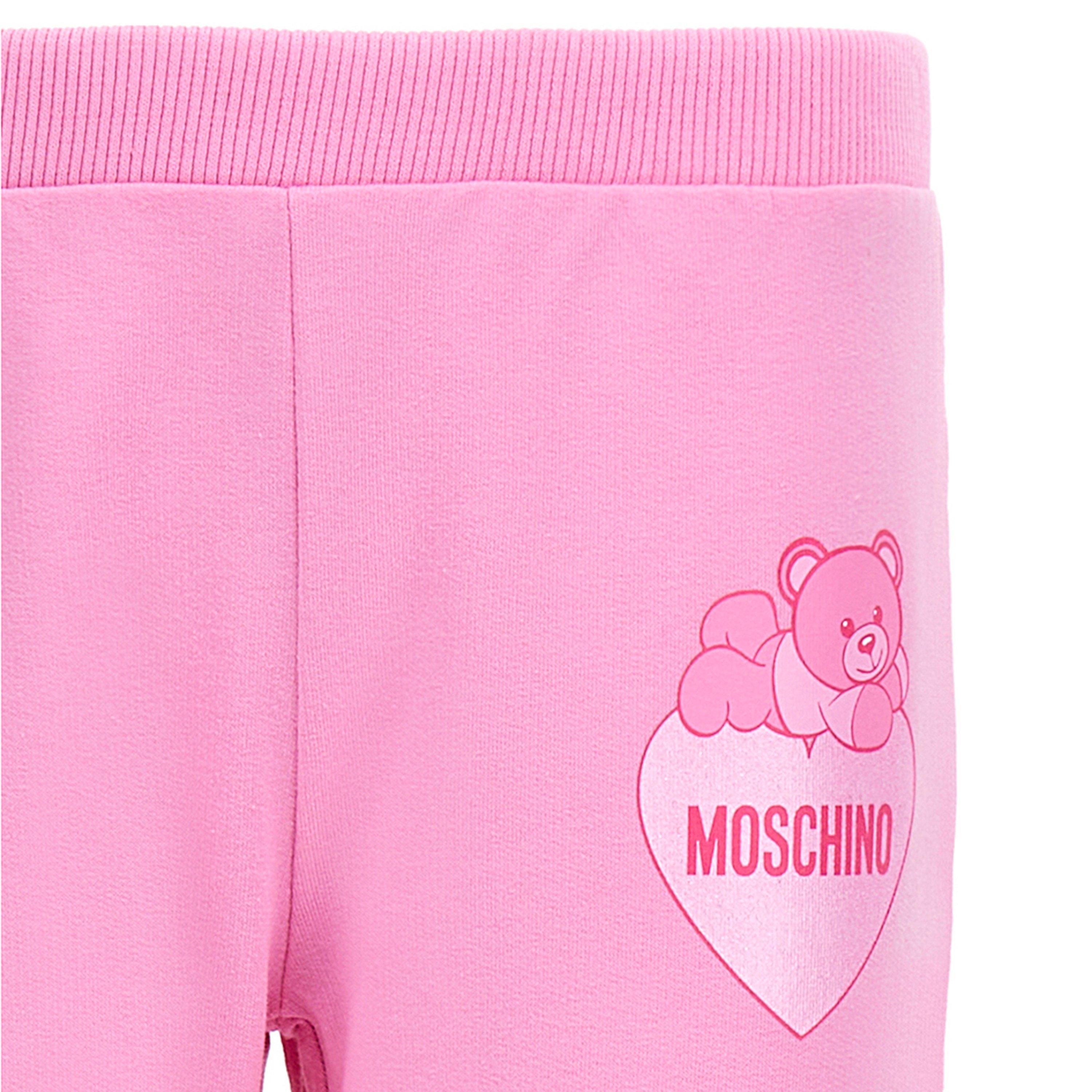 Pink 50243 - Moschino - Teddy Bear Motif Joggers Juniors - 2