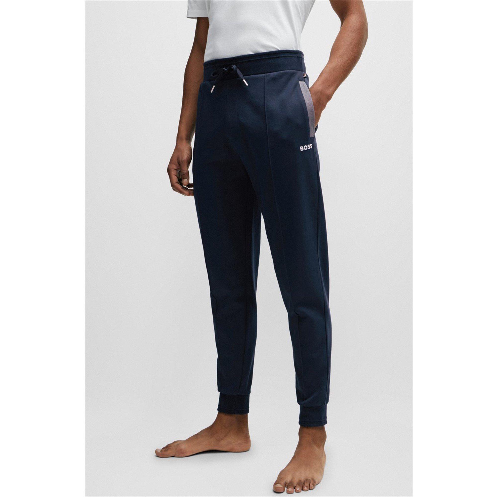 Dunkelblau 403 - Boss - Men's HBW Closed Hem Fleece Tracksuit Jogger - 4
