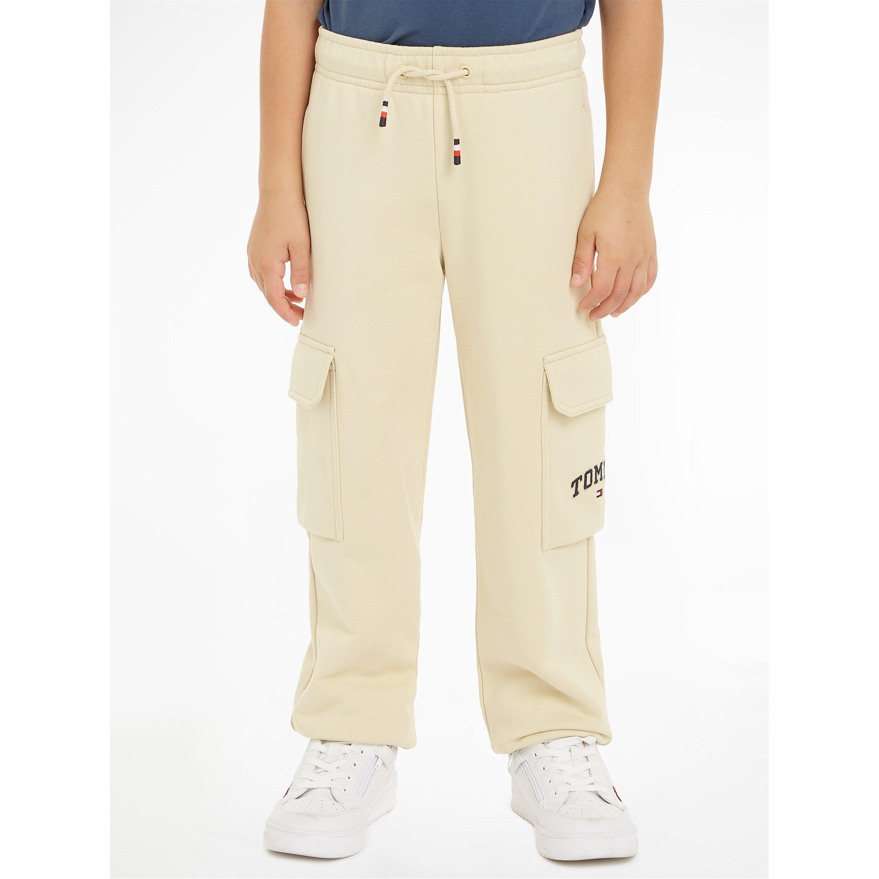 Tommy Hilfiger Boys Cargo Jogging Bottoms Juniors - Country Ivory - 12Y