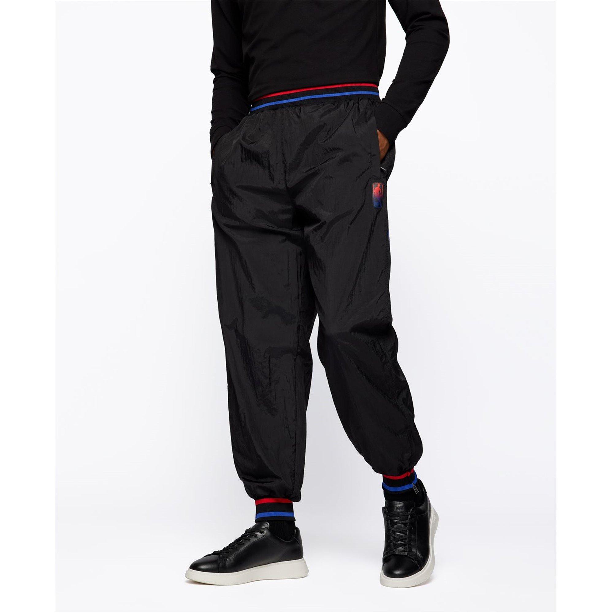 Black - Boss - Men's Score Closed Hem Fleece Sweatpant - 2