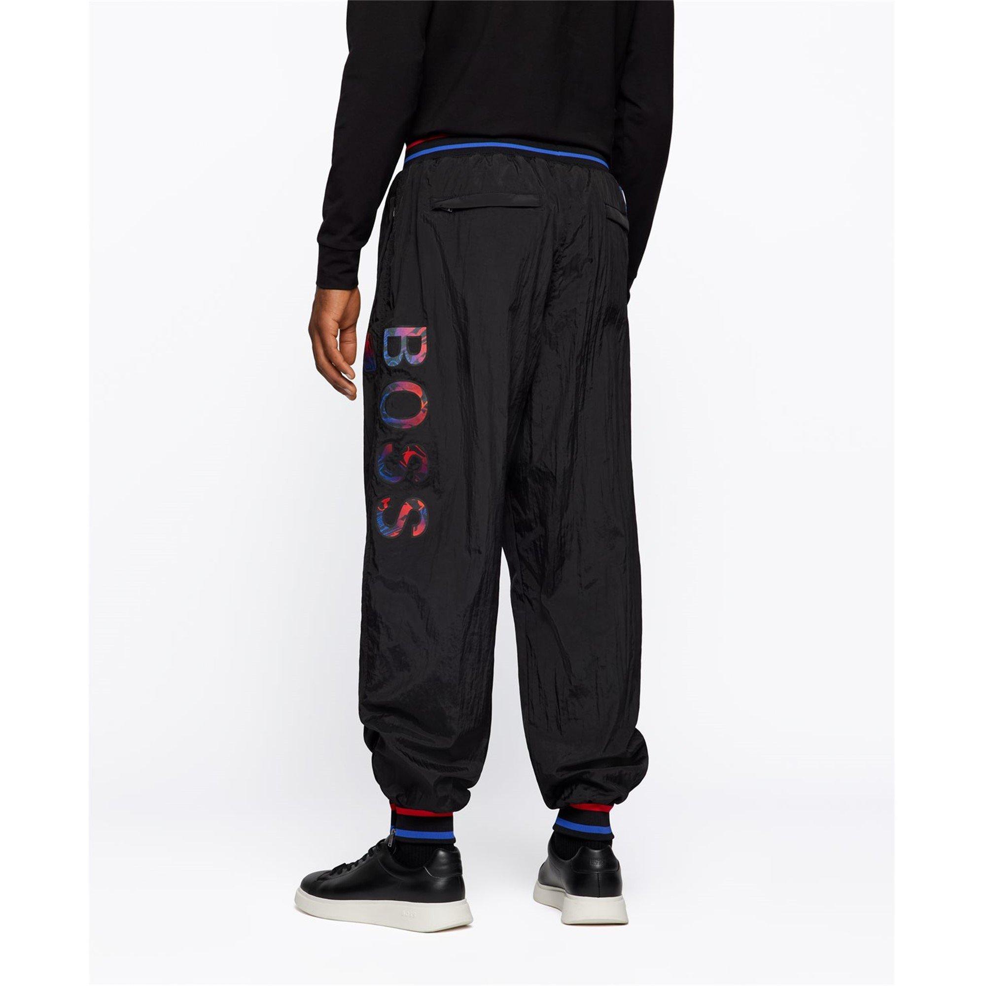 Black - Boss - Men's Score Closed Hem Fleece Sweatpant - 3