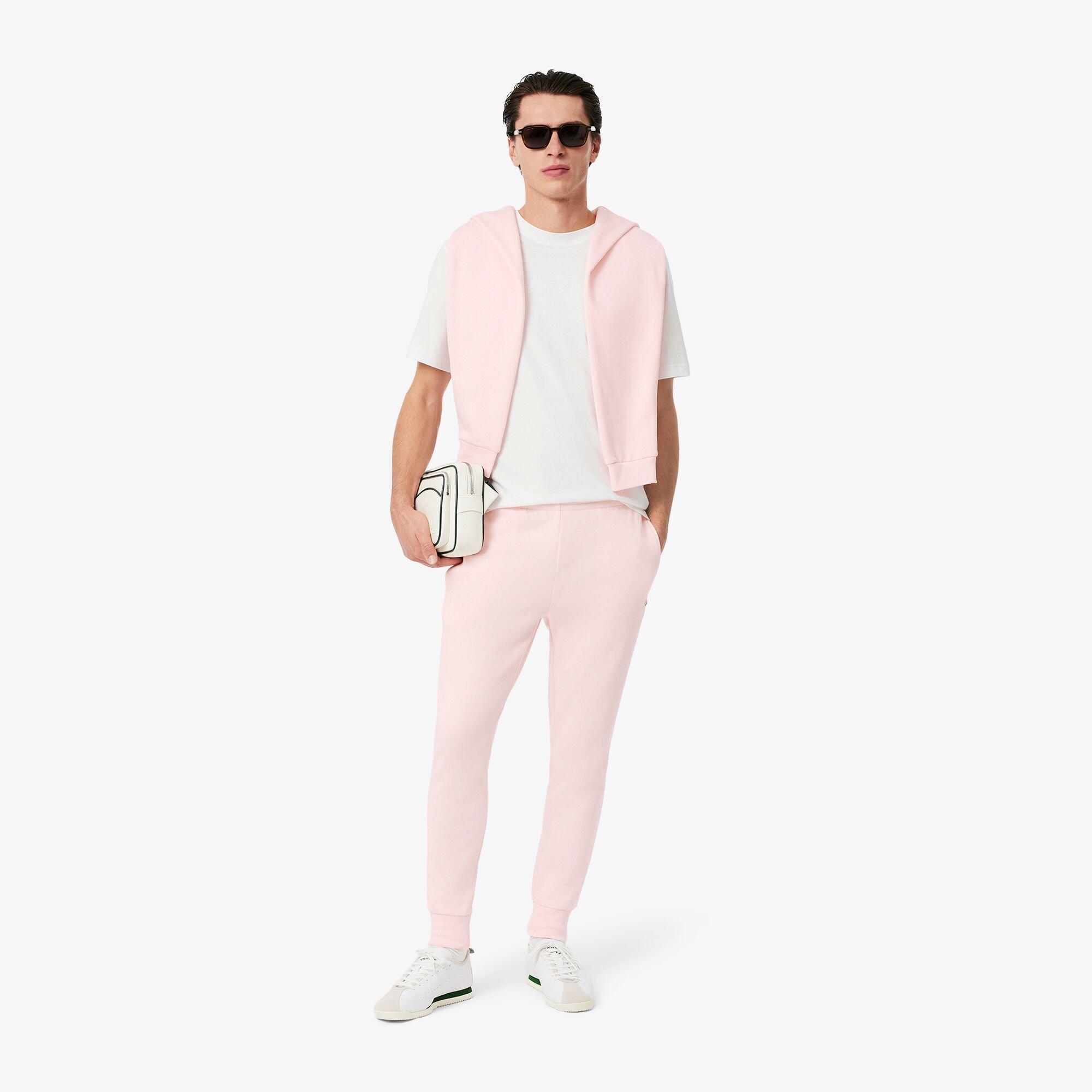 Lacoste Men's Fleece Tracksuit Bottoms - Flamingo - XS