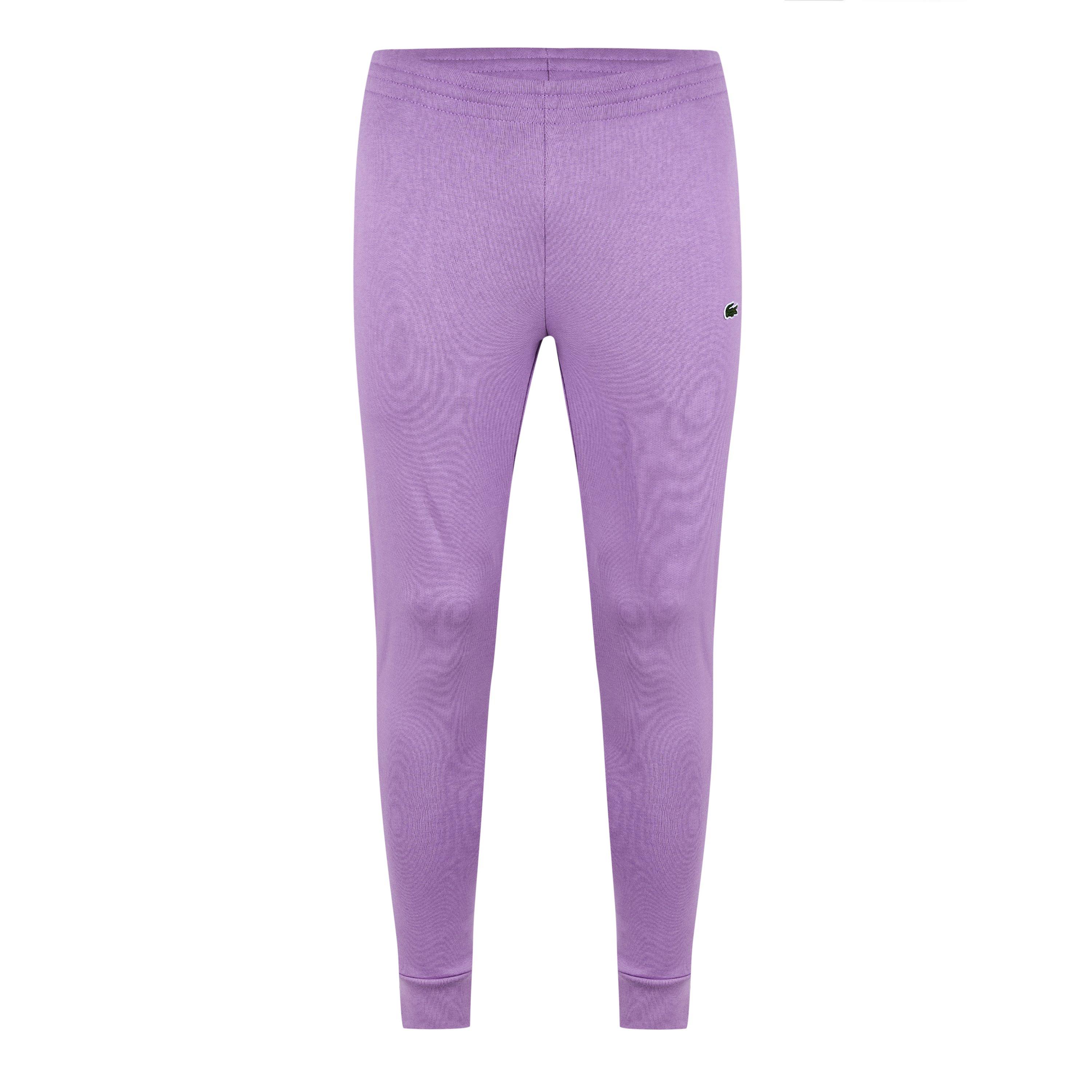 Lacoste Men's Fleece Tracksuit Bottoms - Neva Purple - XS