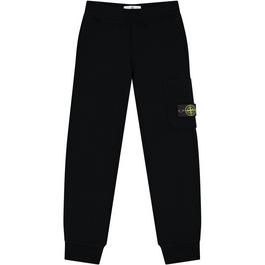 Stone Island Badge Fleece Jogging Bottoms Juniors