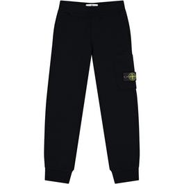 Stone Island Badge Fleece Jogging Bottoms Juniors