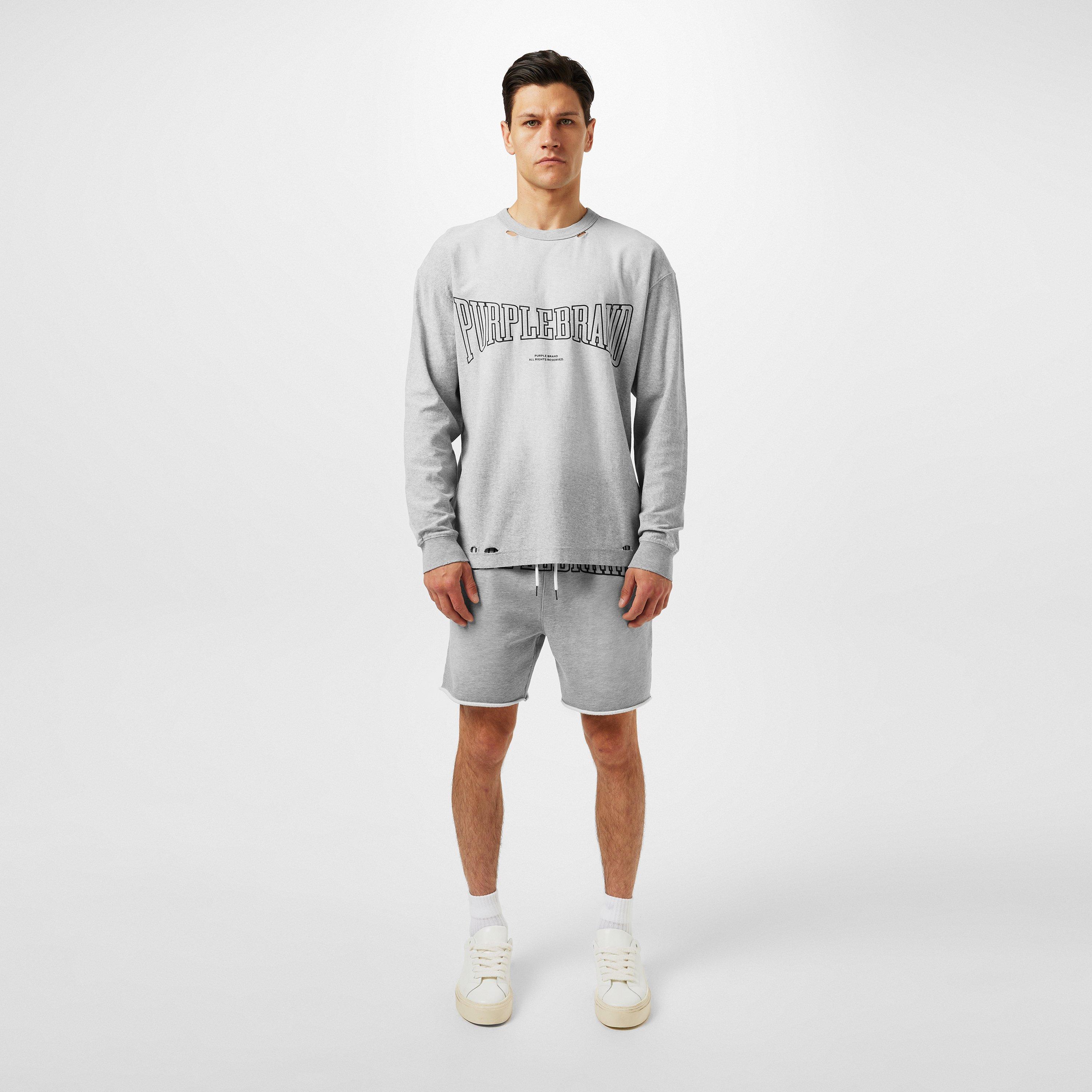 Heather - Purple Brand - Men's Closed Hem Fleece Joggers - 4