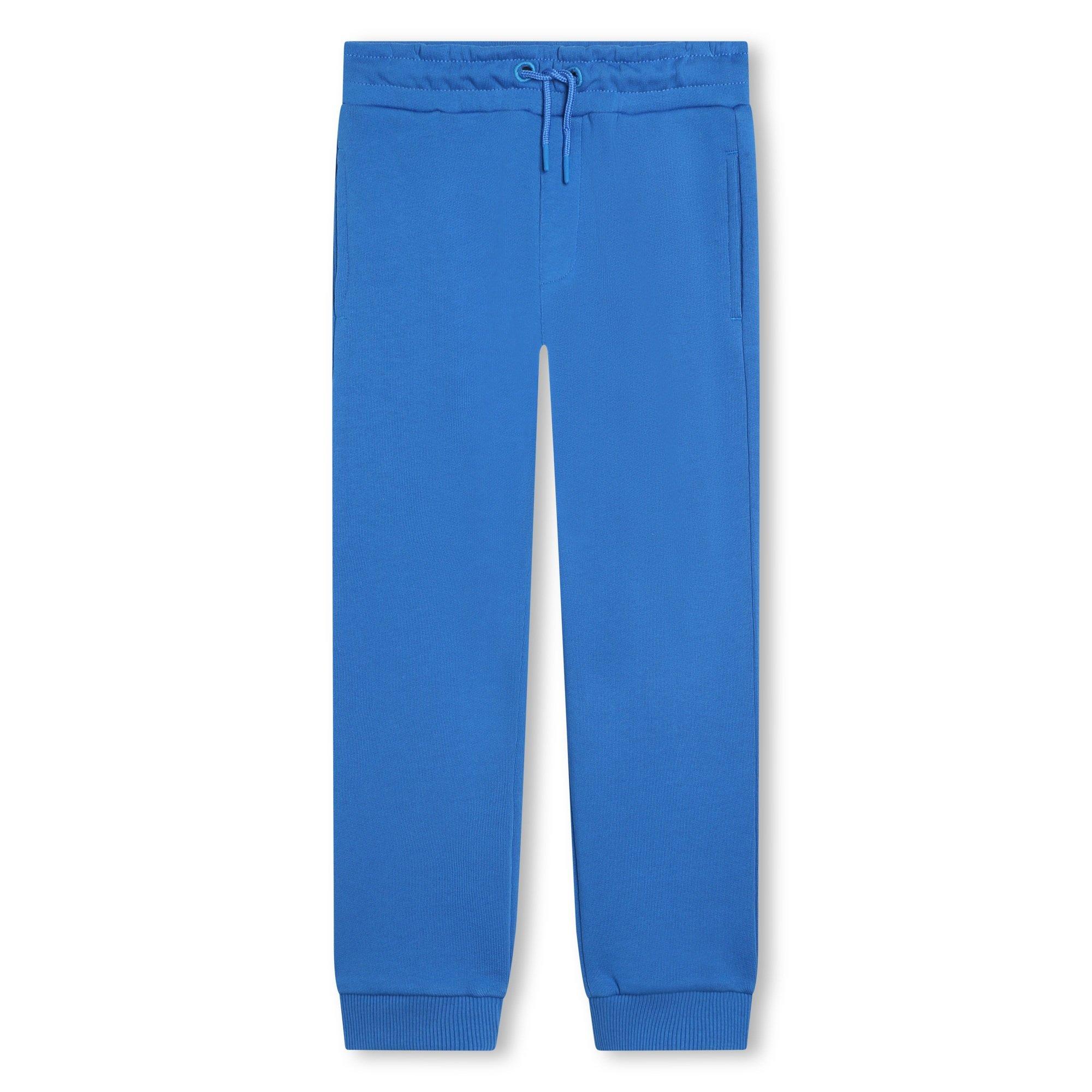 Kenzo  Kids ' Logo Closed Cuff Fleece Joggers - Blue 878 - 14Y