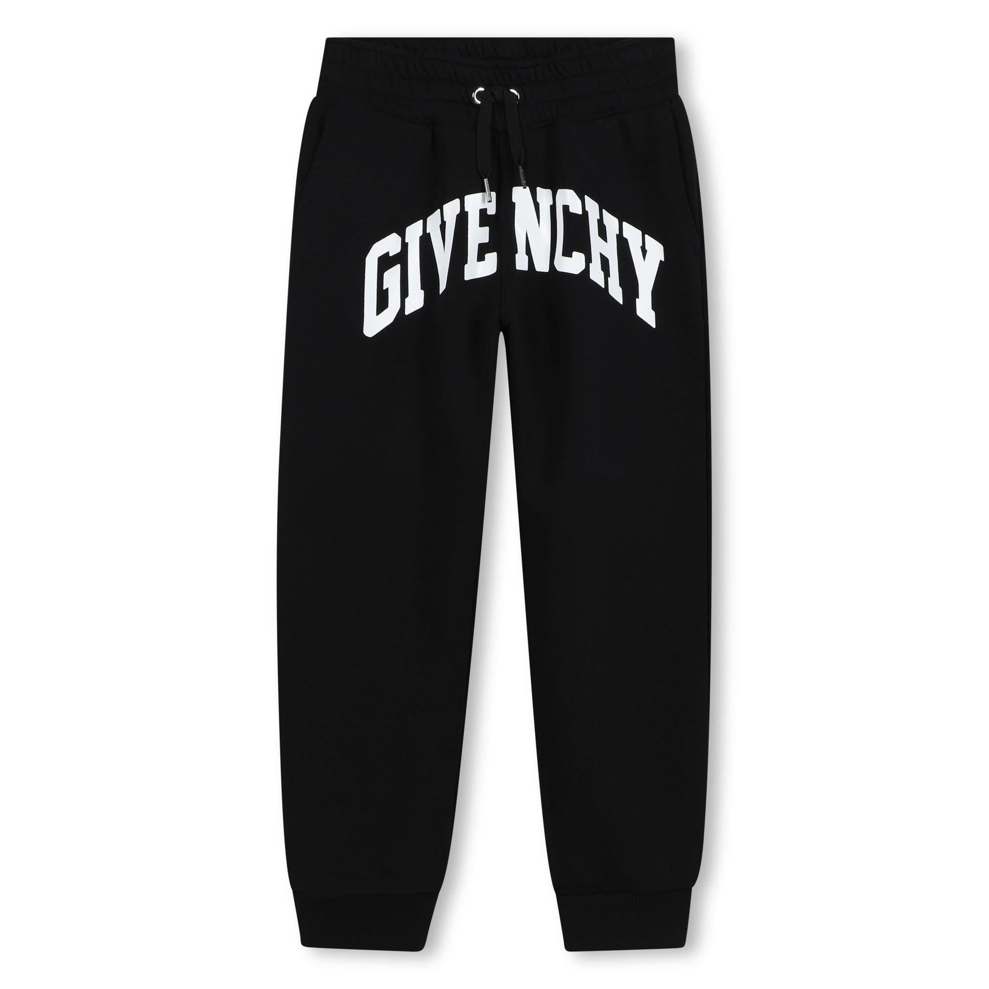 Givenchy  Kids Varsity Logo Jogging Bottoms Junior - Black 09B - 14Y