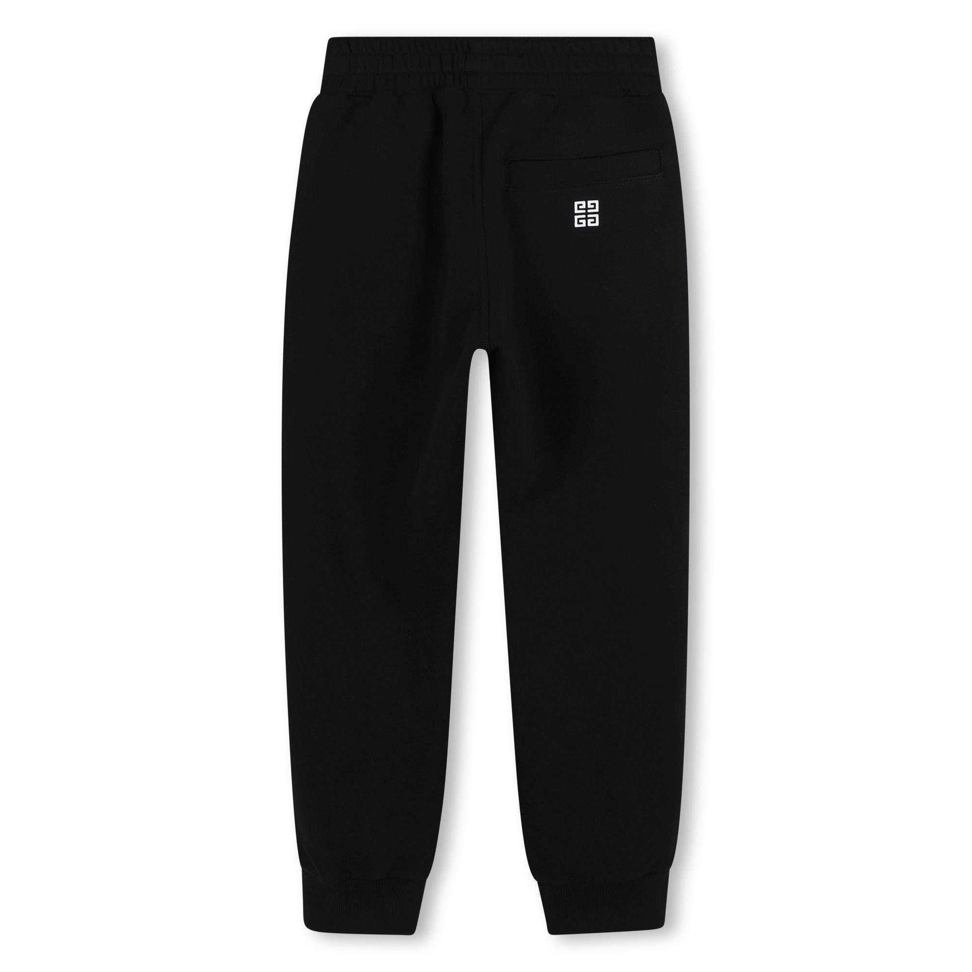 Black 09B - GIVENCHY - Varsity Logo Jogging Bottoms Junior - 2