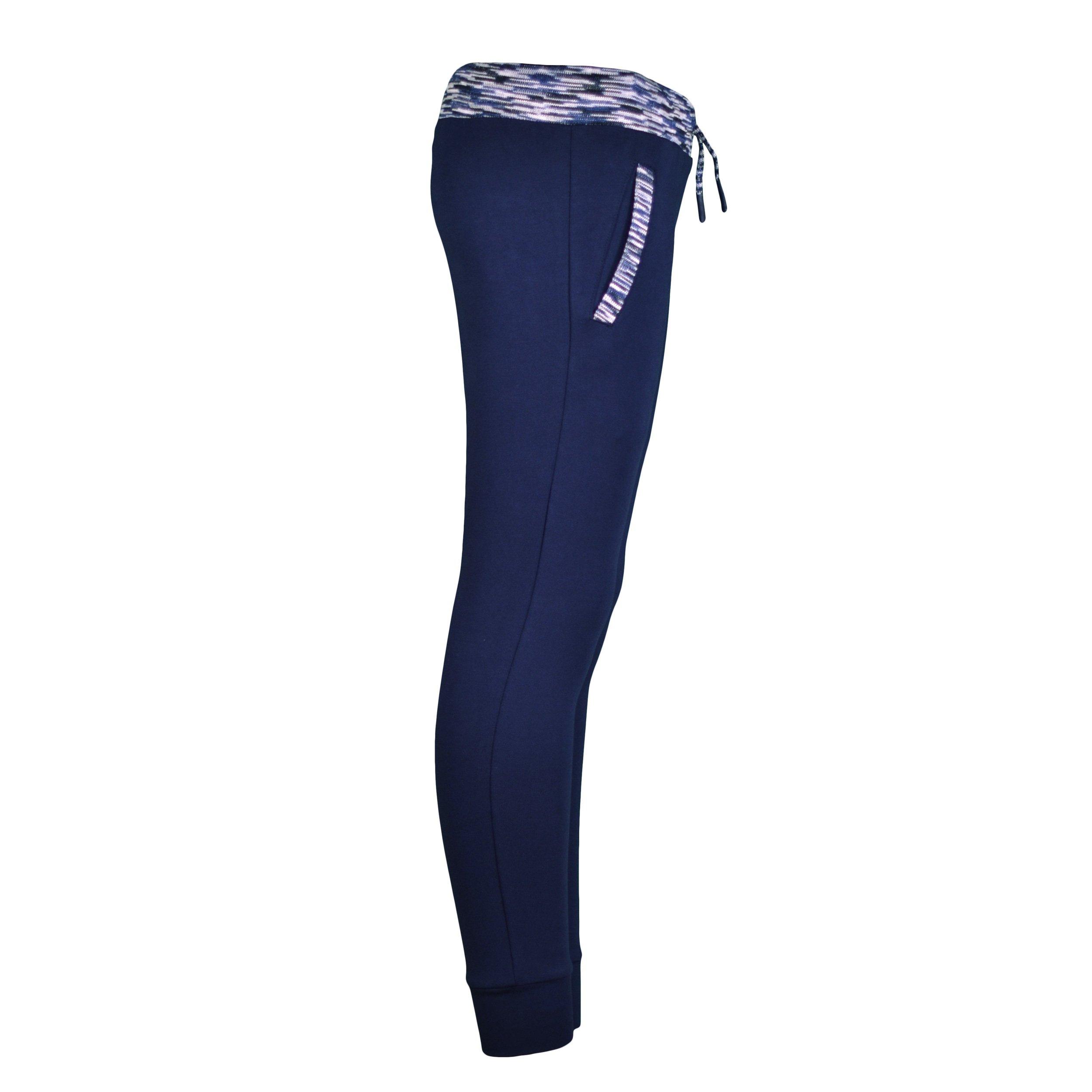 Navy - Moda Bandidos - Kids' Space Dye Closed Hem Fleece Joggers - 3