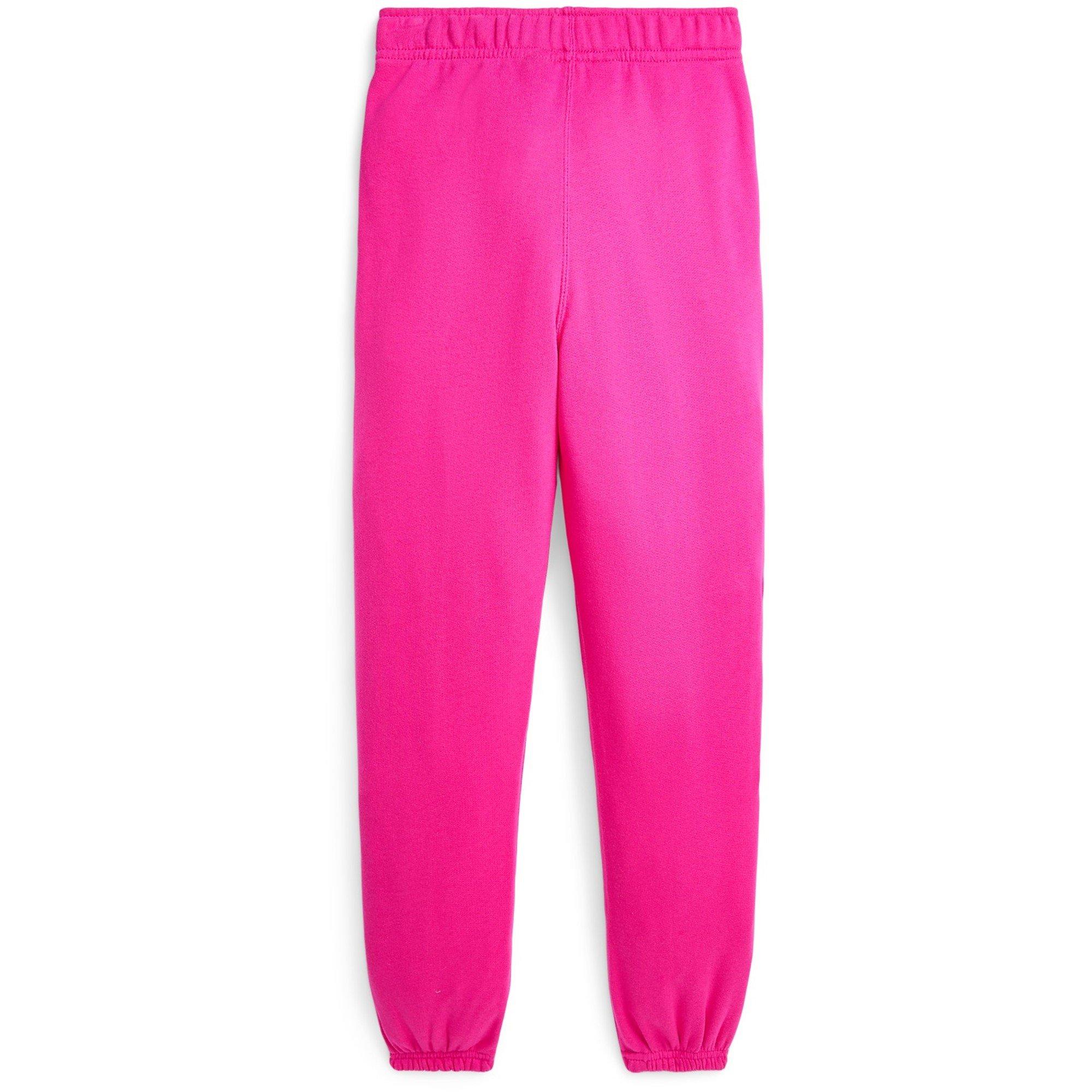 Bright Pink - Polo Ralph Lauren - Logo Terry Jogging Bottoms Juniors - 2