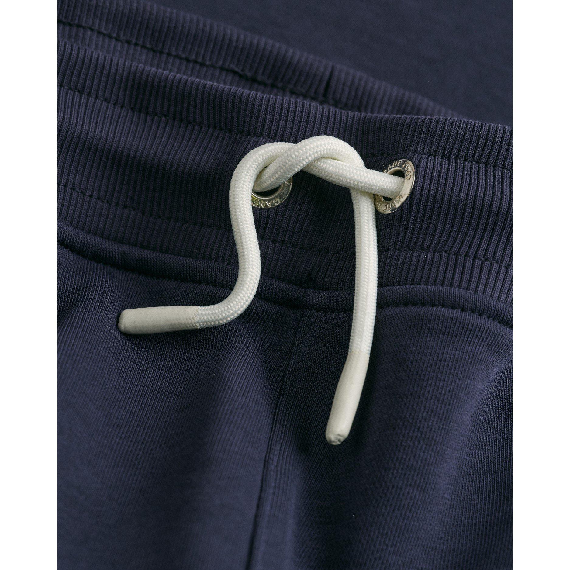 Evening Blu 433 - Gant - Unisex Kids' Logo Closed Hem Fleece Joggers - 2