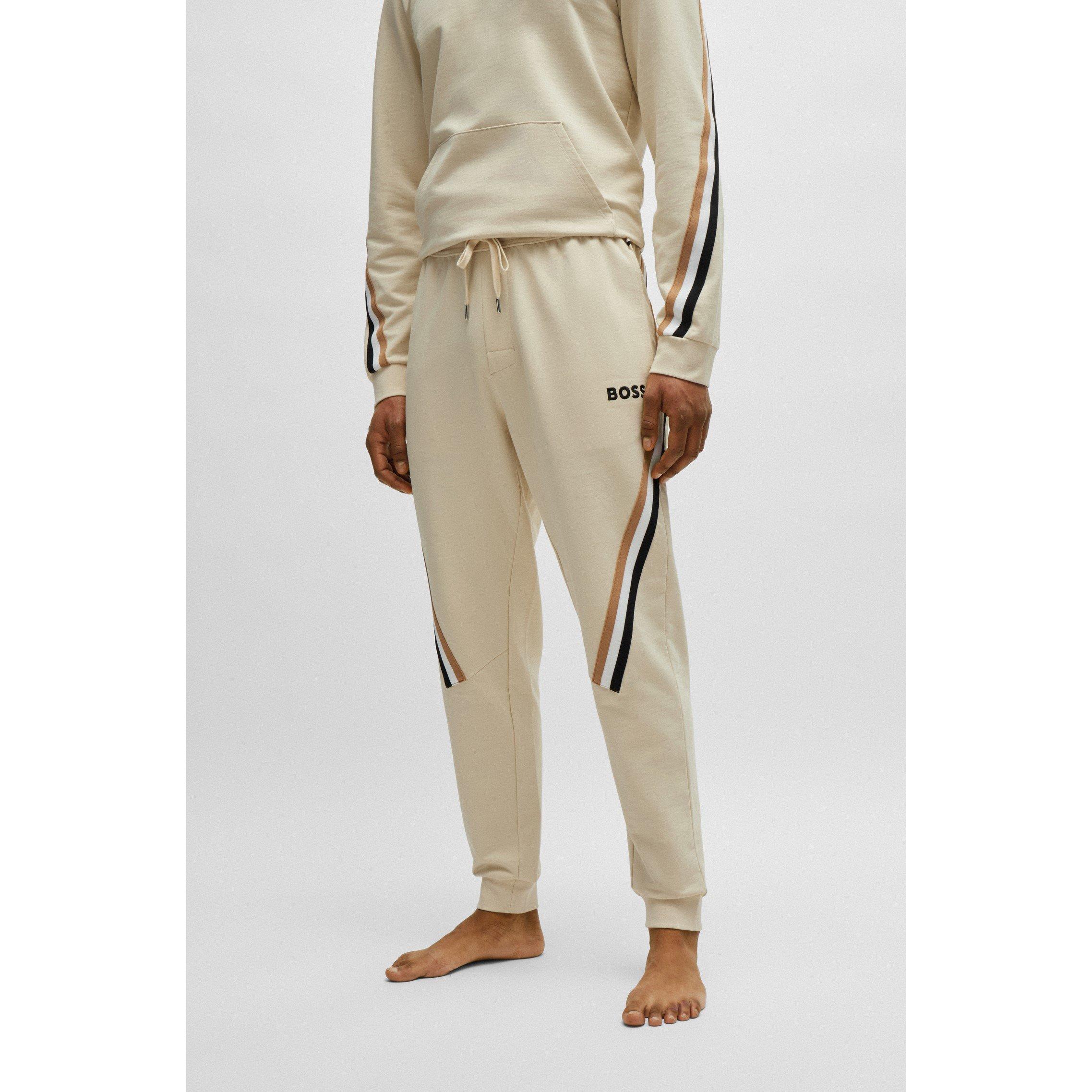 Open White 131 - Boss - Men's BW Iconic Closed Hem Fleece Jogger - 1