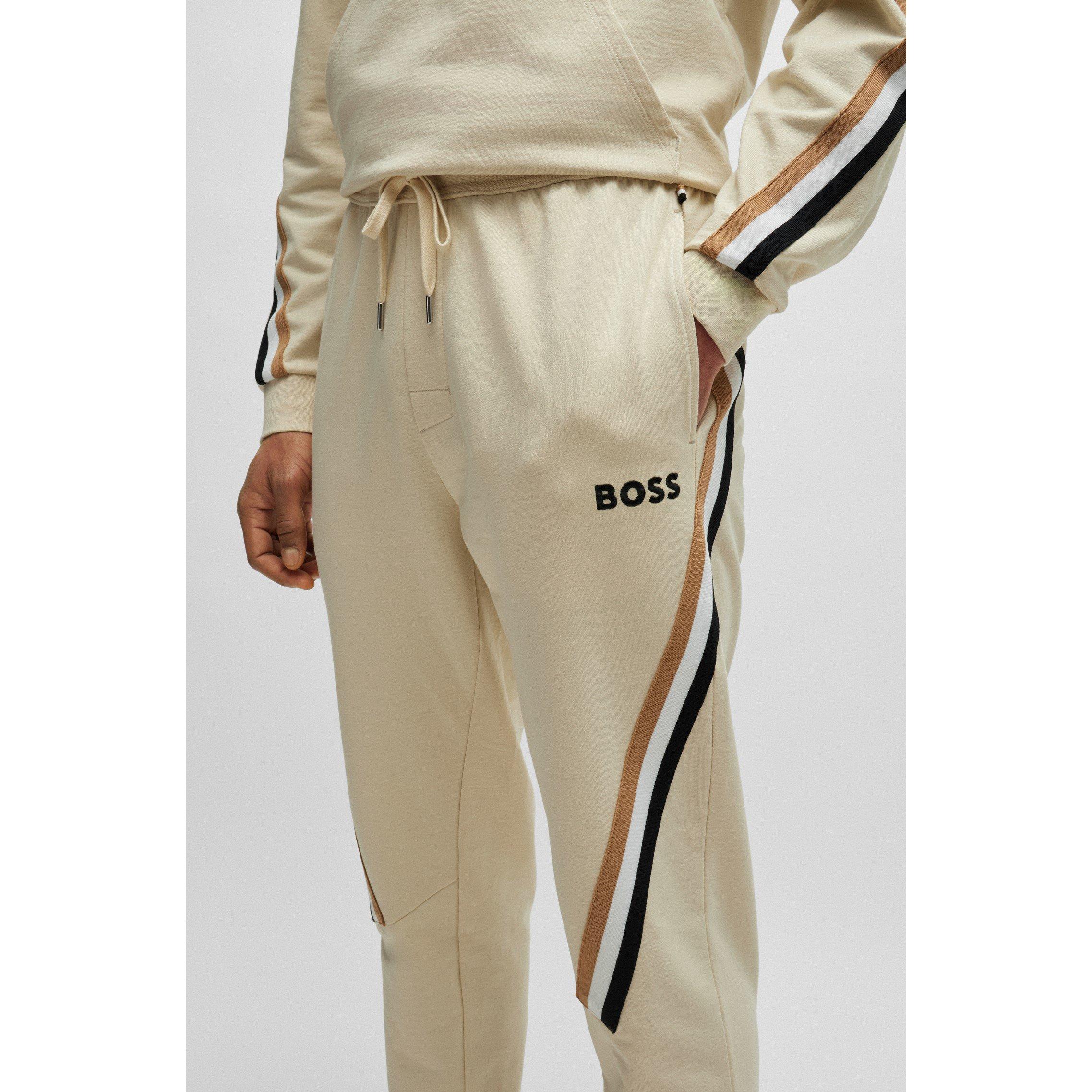 Open White 131 - Boss - Men's BW Iconic Closed Hem Fleece Jogger - 3