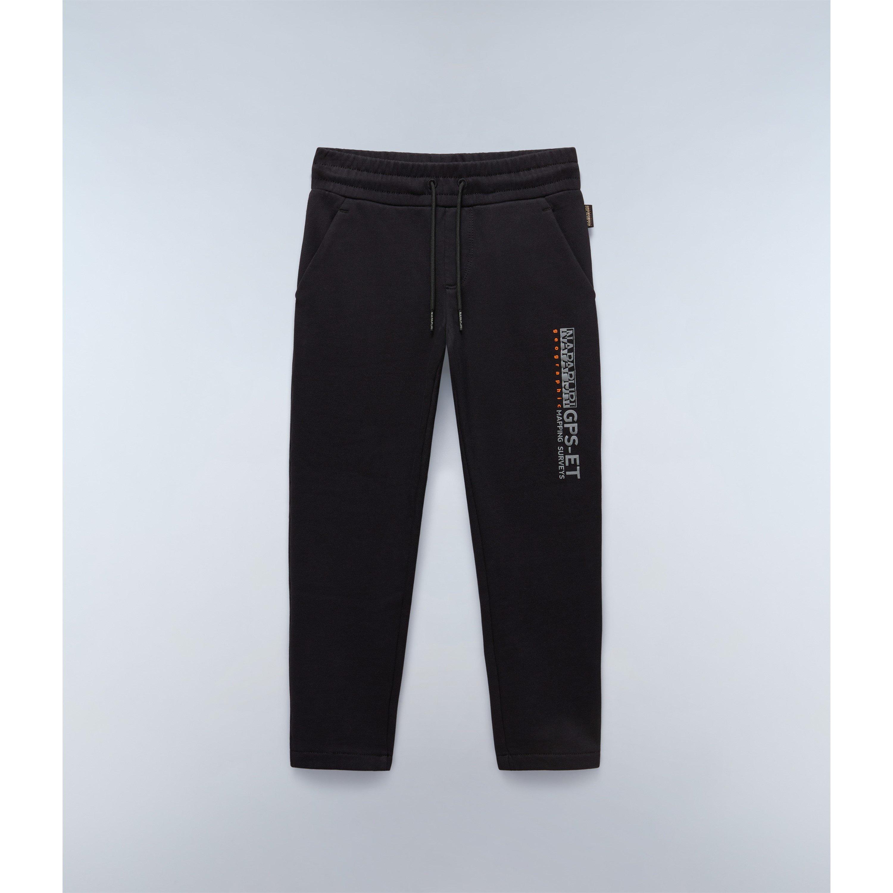 Black 041 - Napapijri - Kids' Closed Ankle Fleece Joggers - 1