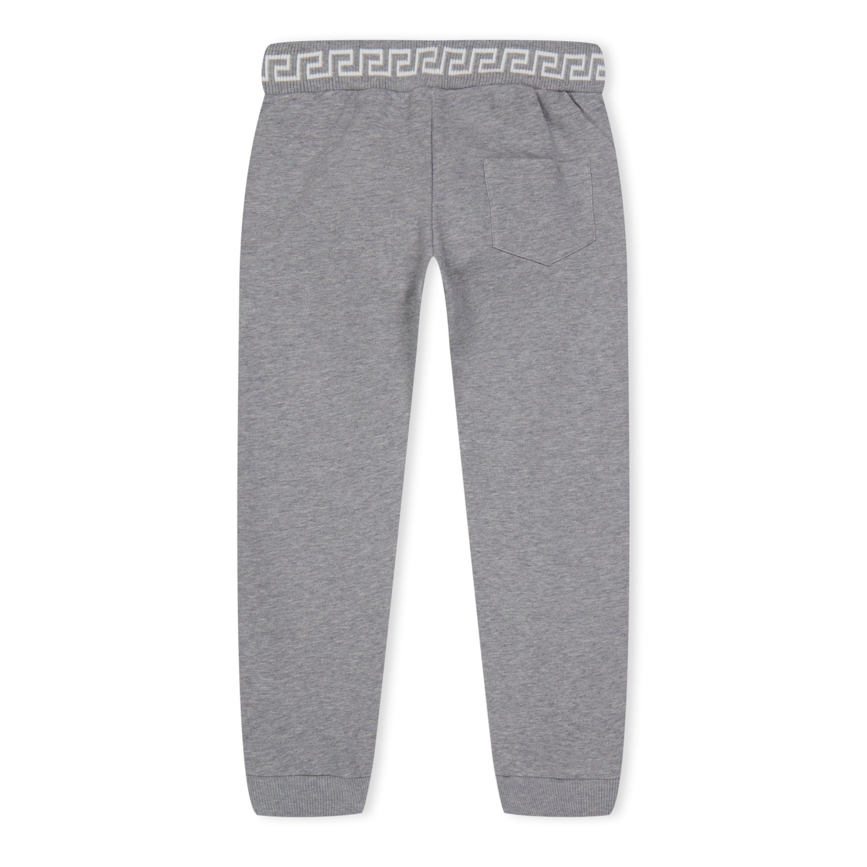 Grey 6E000 - Versace - Logo Embroidered Jogging Bottoms Juniors - 2