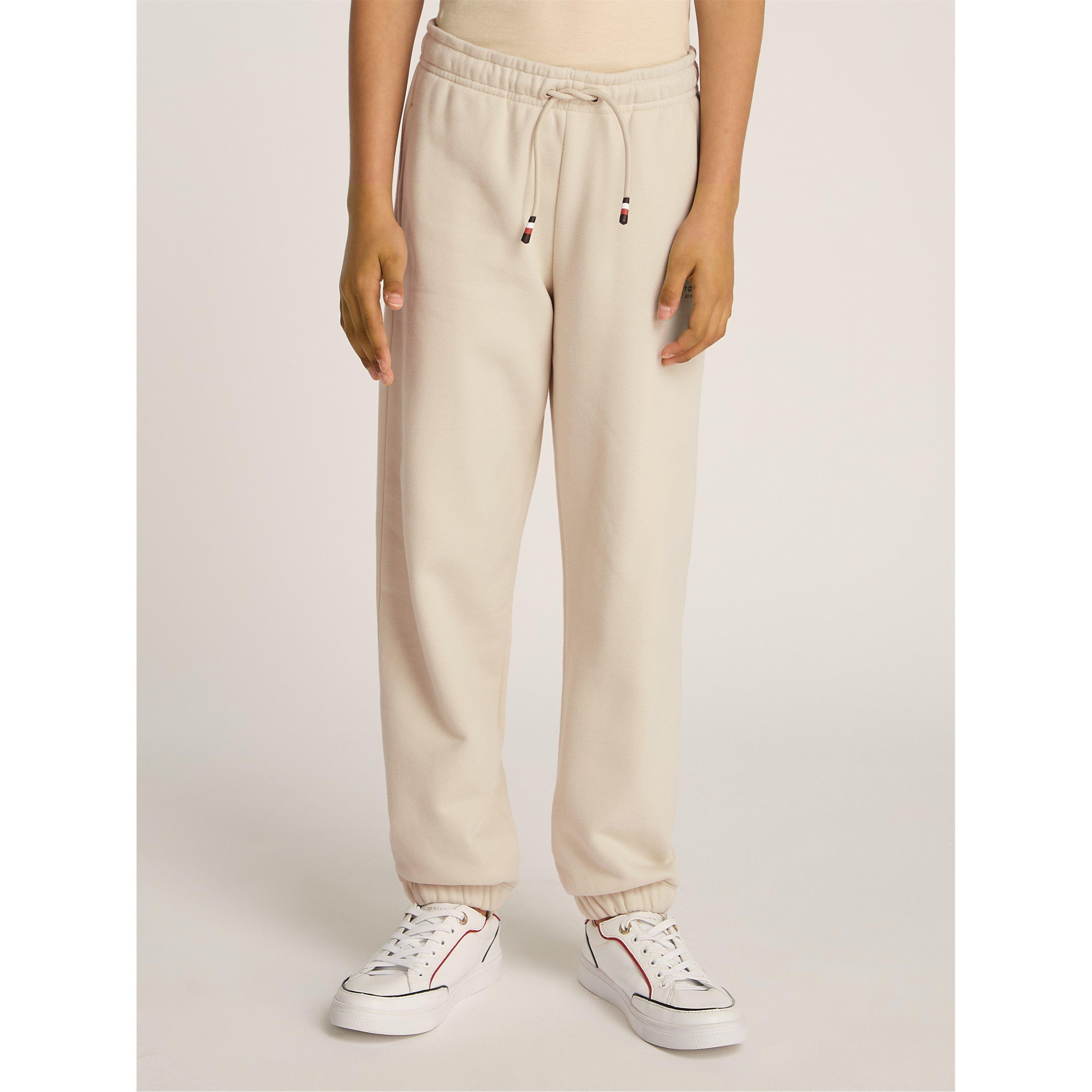 Tommy Hilfiger  Kids Kids' Mini Corp Logo Fleece Joggers - Beige Aci - 4Y