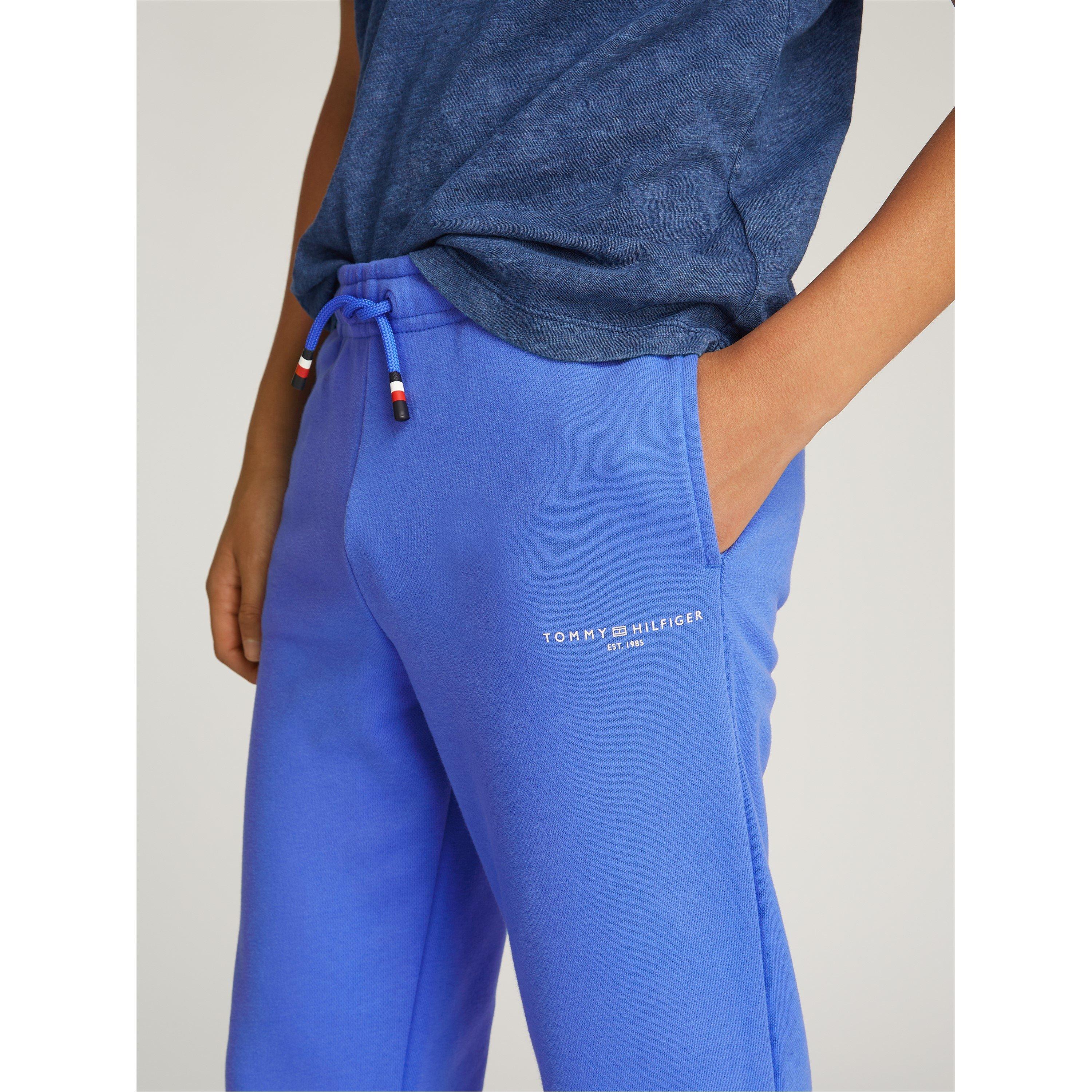 Blue C30
Blå C30 - Tommy Hilfiger - Unisex Kids' Mini Corp Logo Closed Hem Fleece Joggers - 3