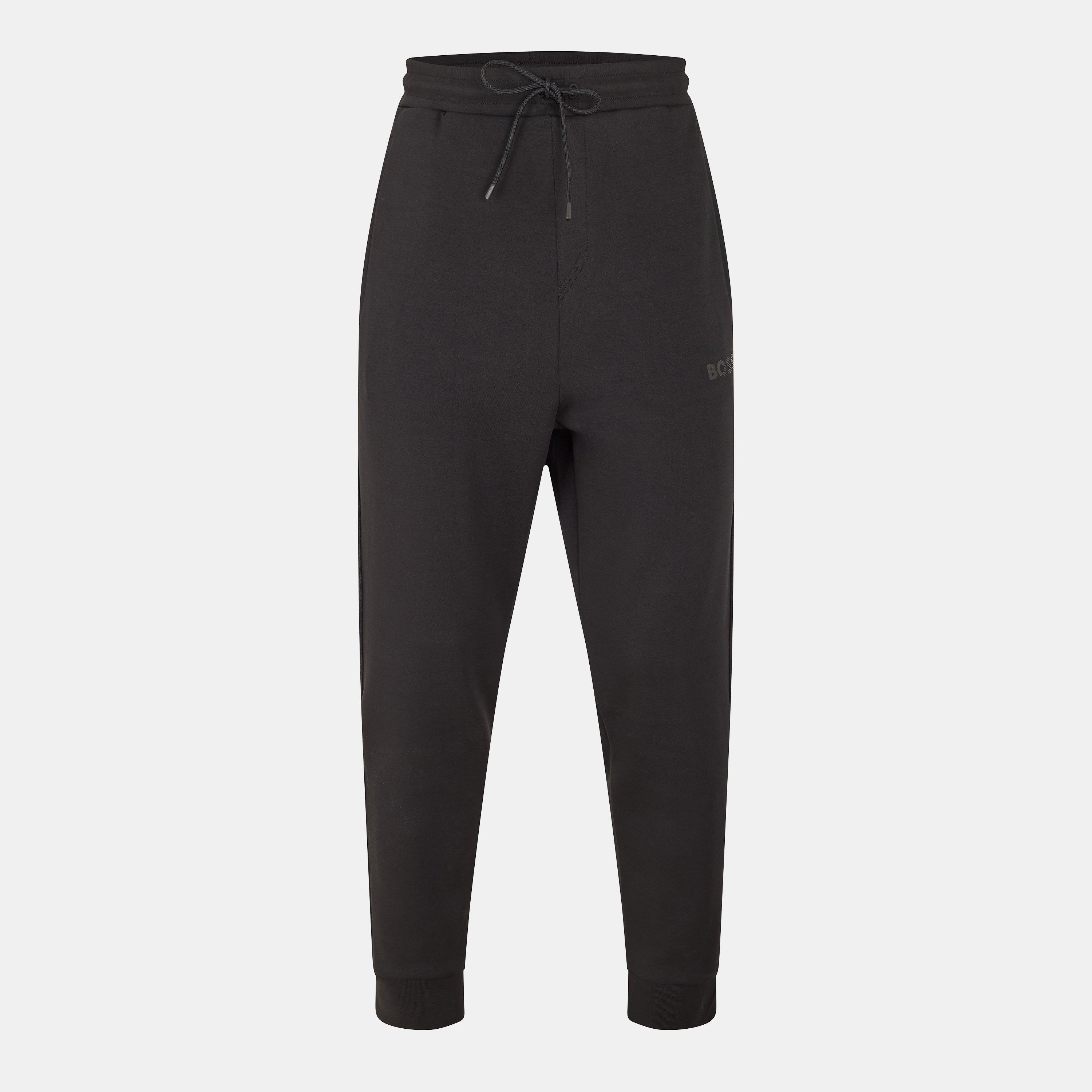 Boss Men's Hbg Hadiko Tape Jogging Bottoms, Closed Hem Trousers - Black - M
