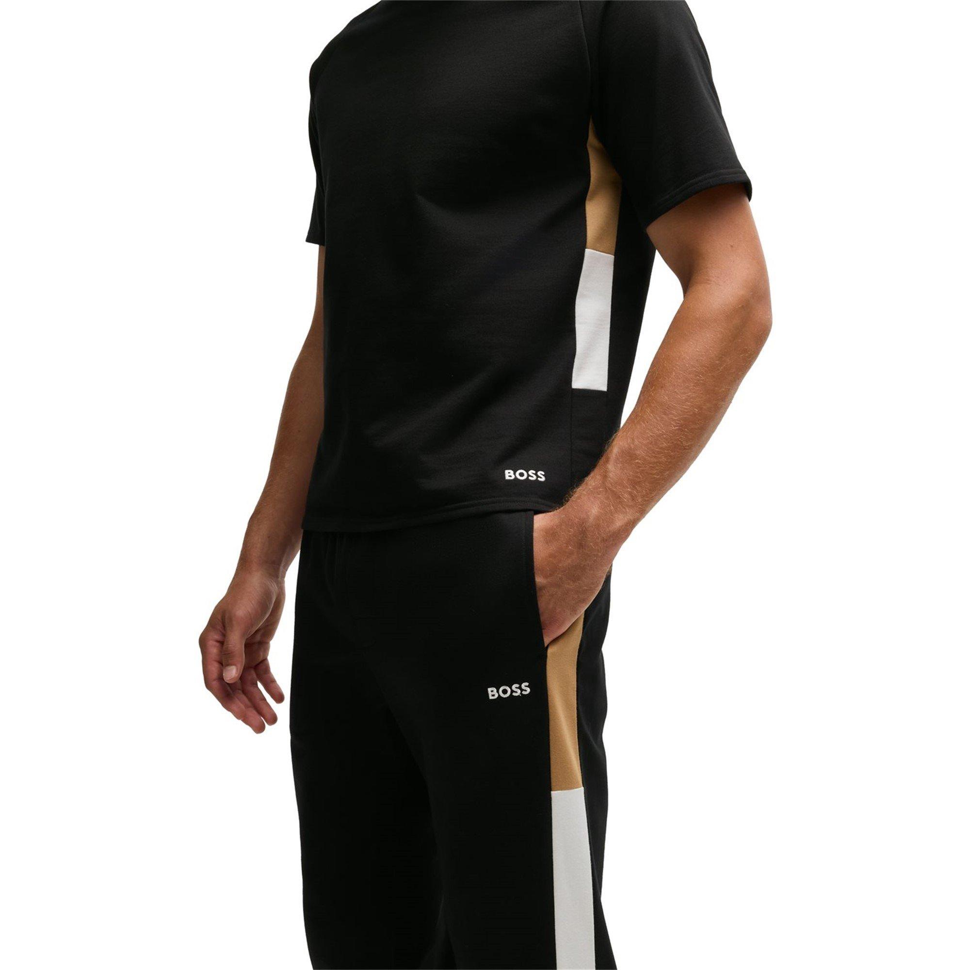 Black 001 - Boss - Men's BW Iconic Closed Hem Fleece Jogger - 5