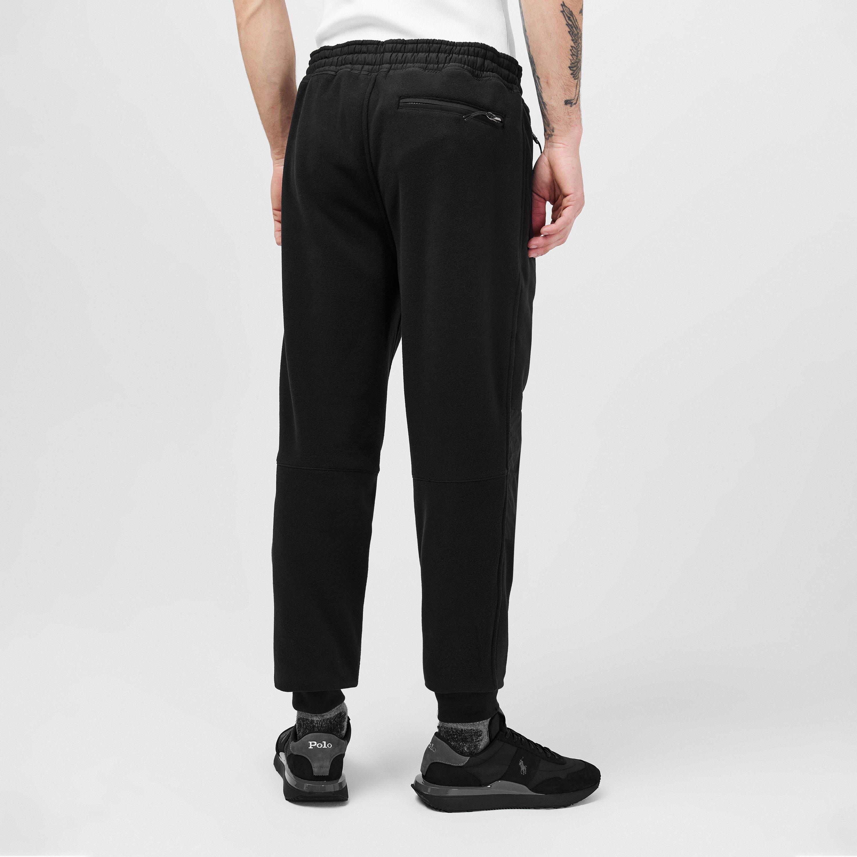 Polo Black - Polo Ralph Lauren - Mixed Media Jogging Bottoms - 4