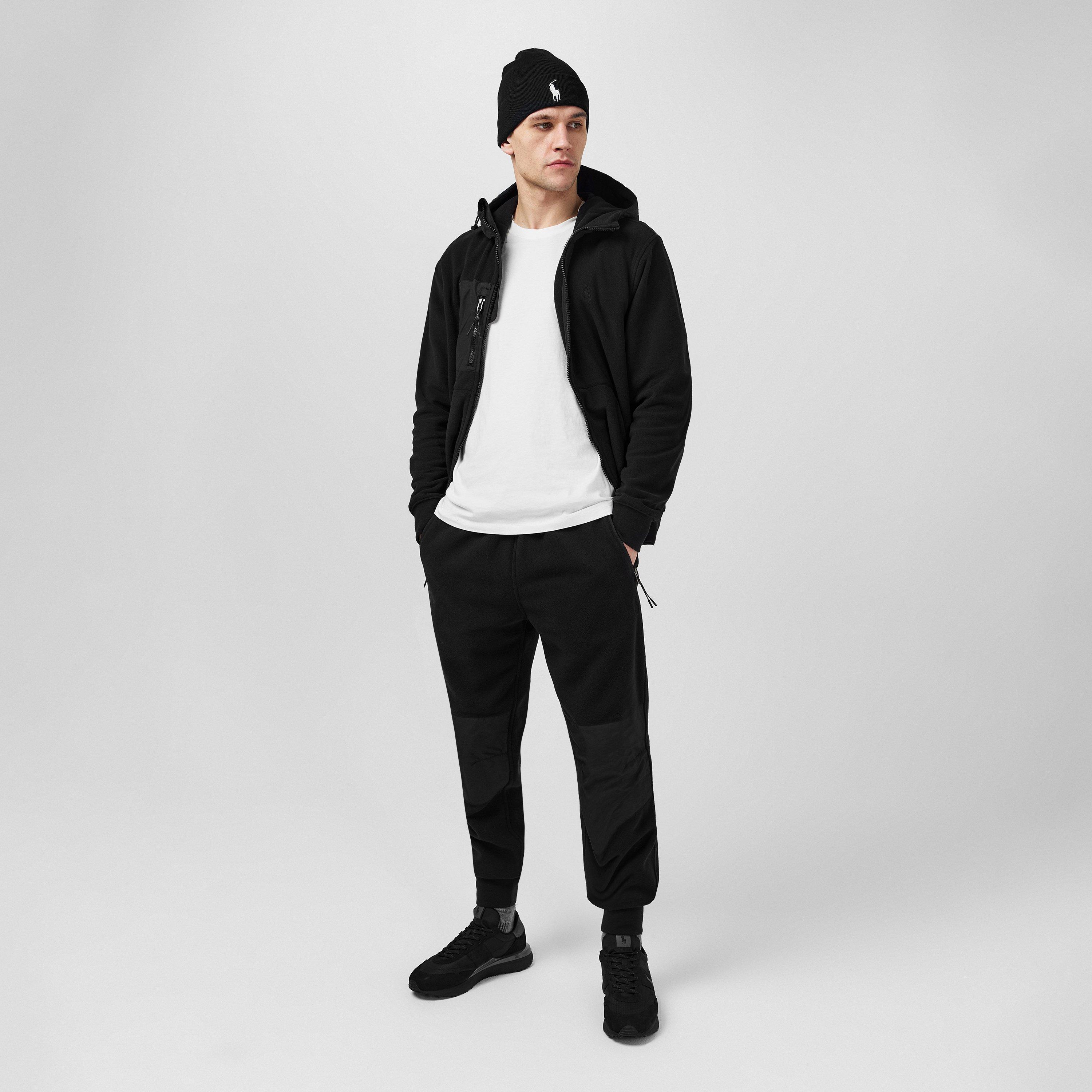 Polo Black - Polo Ralph Lauren - Mixed Media Jogging Bottoms - 6