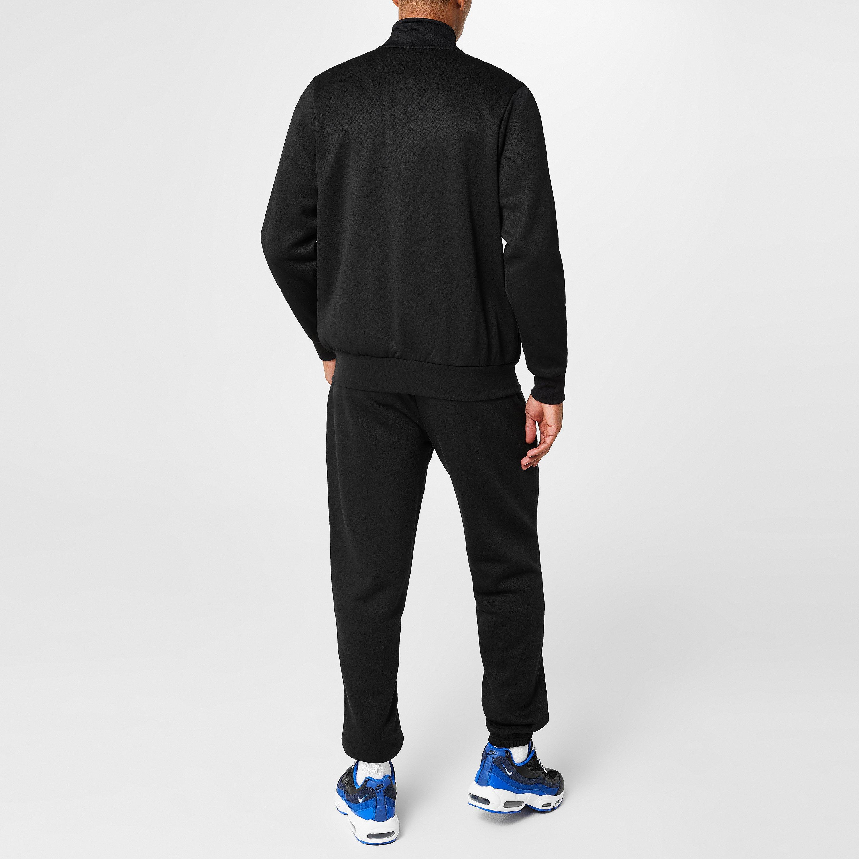 Black - Slazenger - Cuffed Fleece Jogging Bottoms Mens - 4