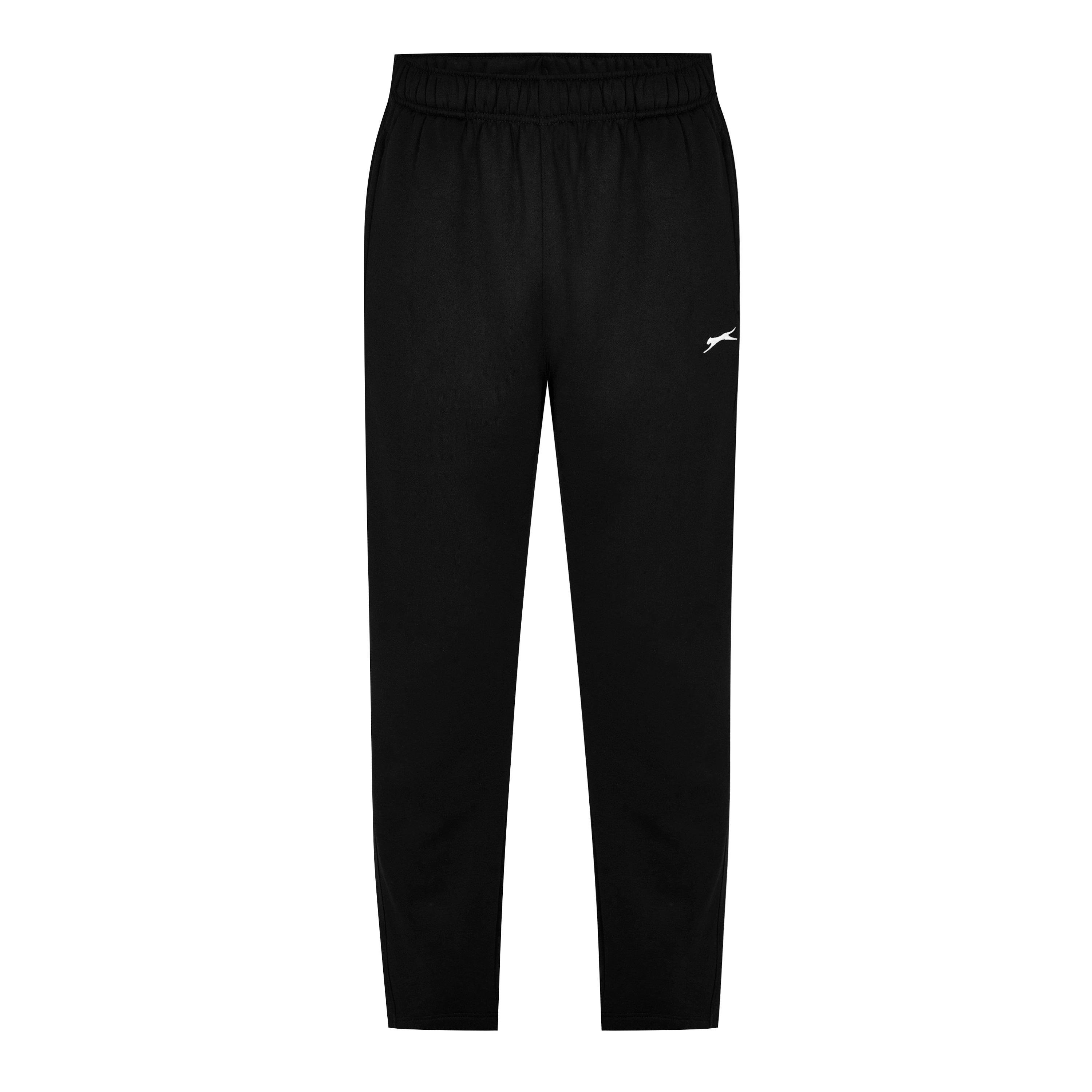 Black - Slazenger - Open Hem Fleece Pants Mens - 1