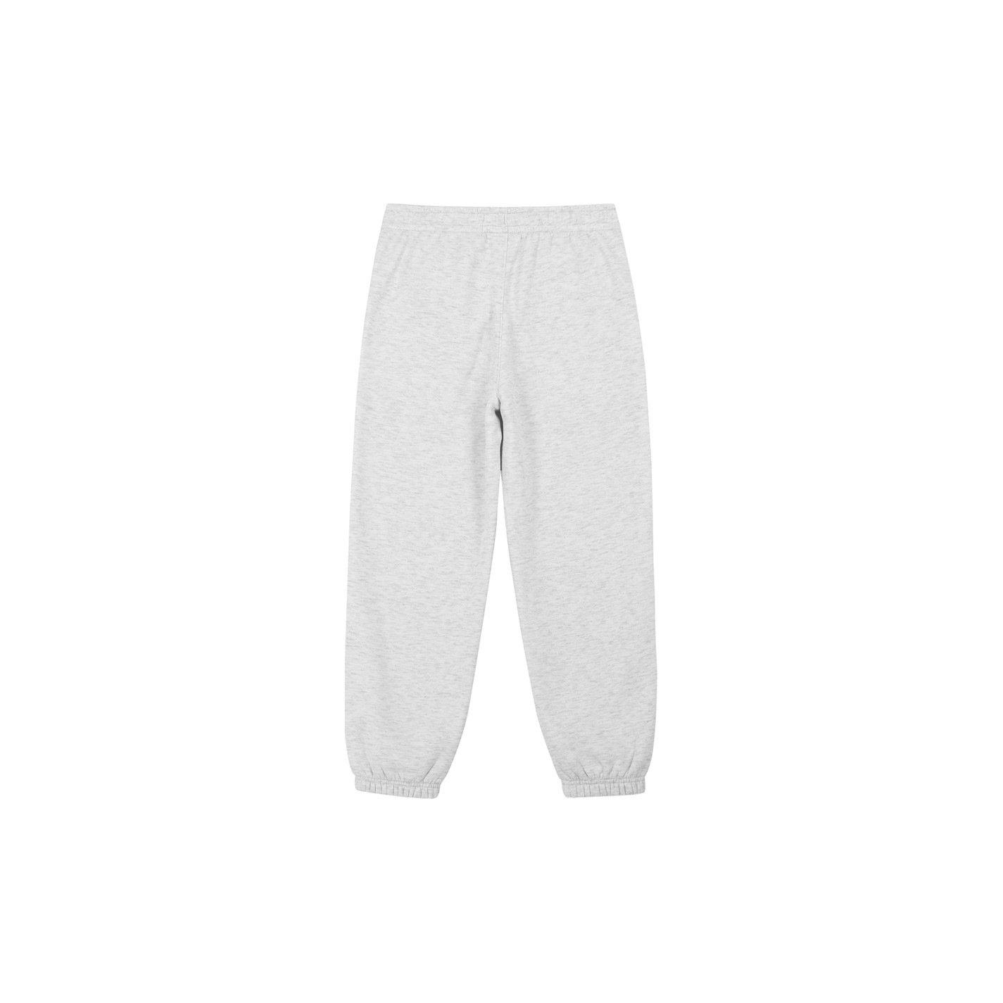 Slazenger Boys Closed Hem Fleece Pants Junior - Ice Grey Marl - 11-12 Years