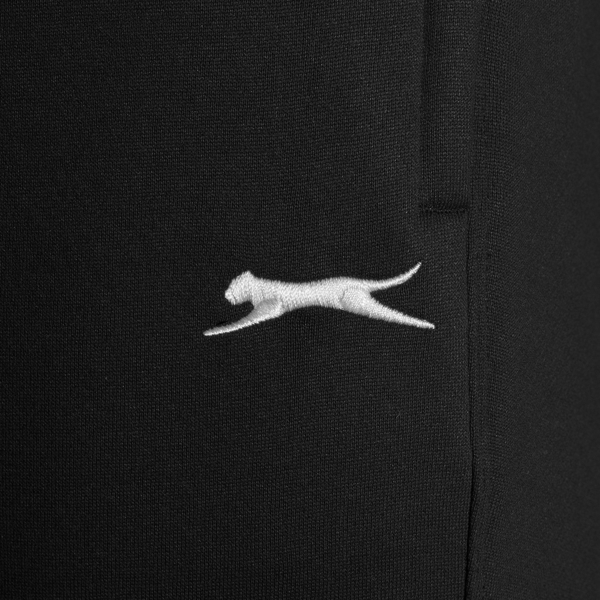 Black - Slazenger - Hem Fleece Pants Junior - 4