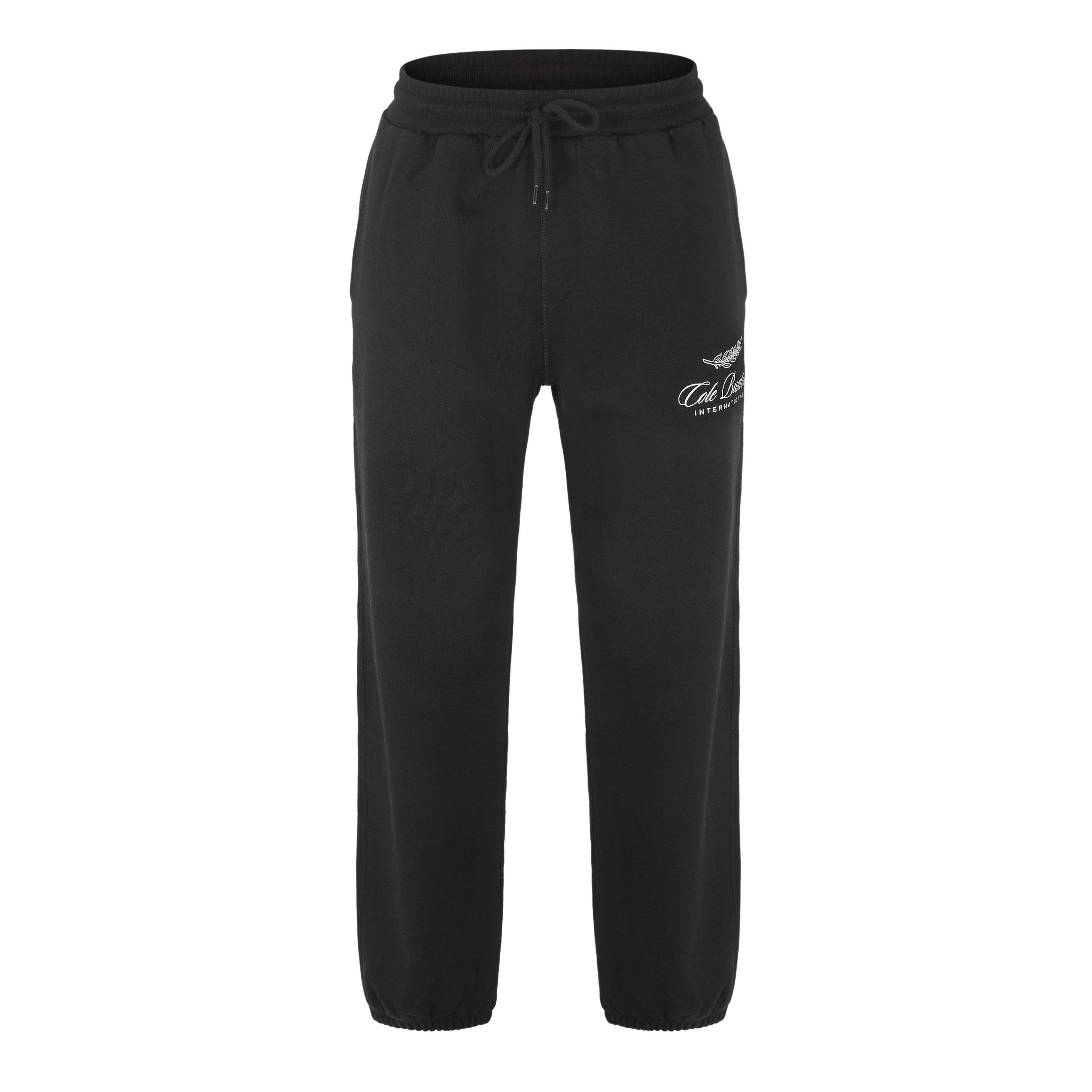 Black - Cole Buxton - Men's Inter Closed Hem Fleece Joggers - 1