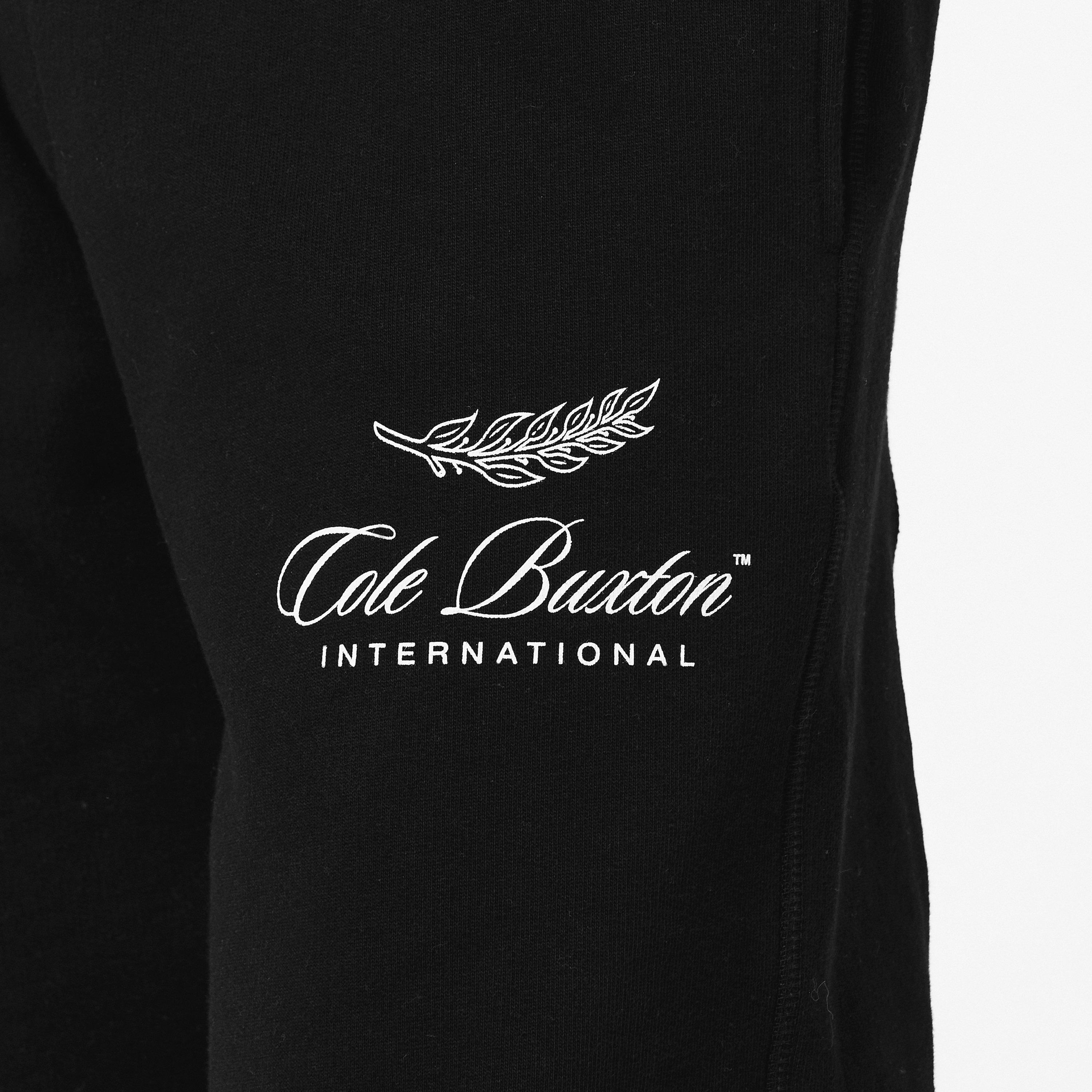 Black - Cole Buxton - Men's Inter Closed Hem Fleece Joggers - 5