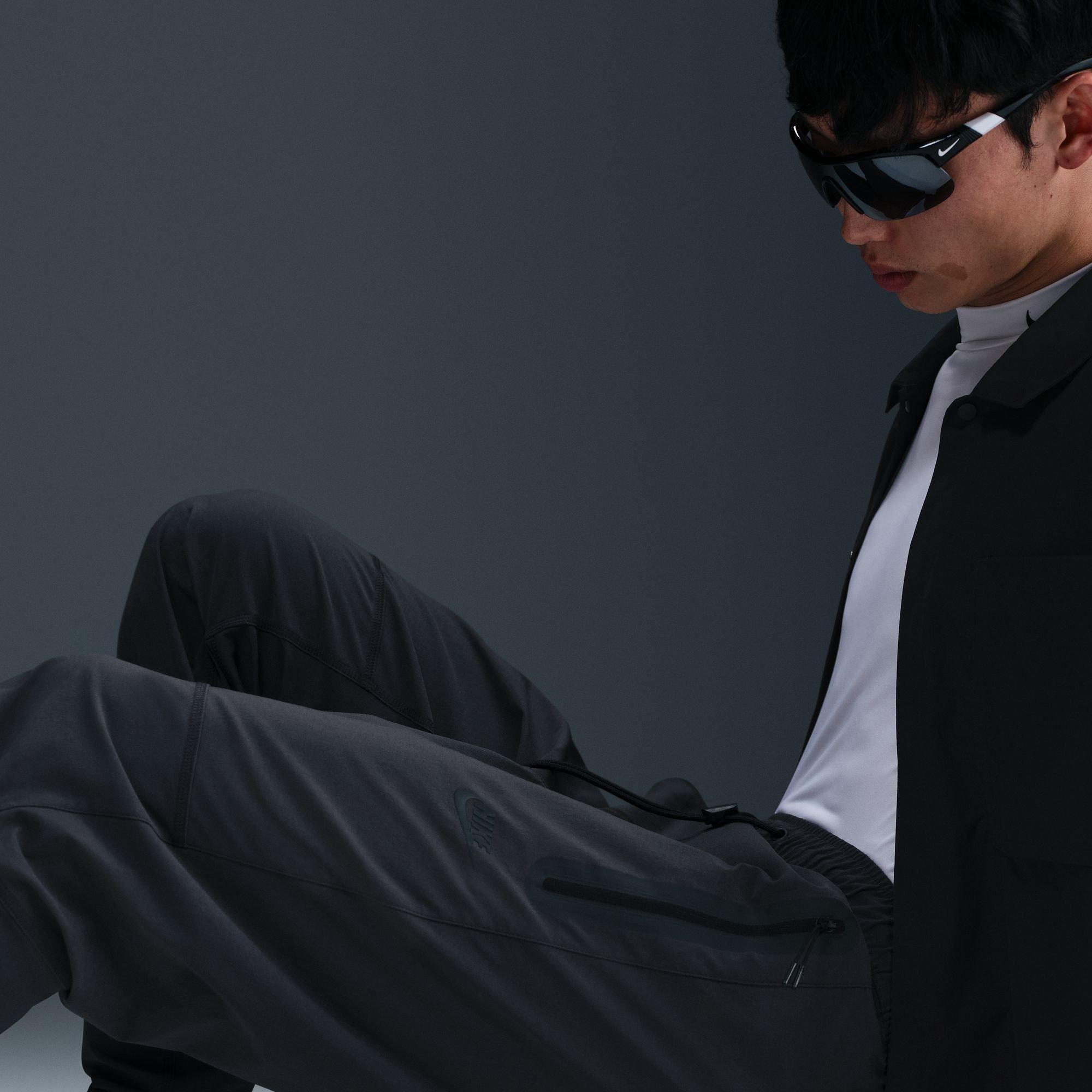 Grey - Nike - Men's Closed Hem Fleece Joggers - 10