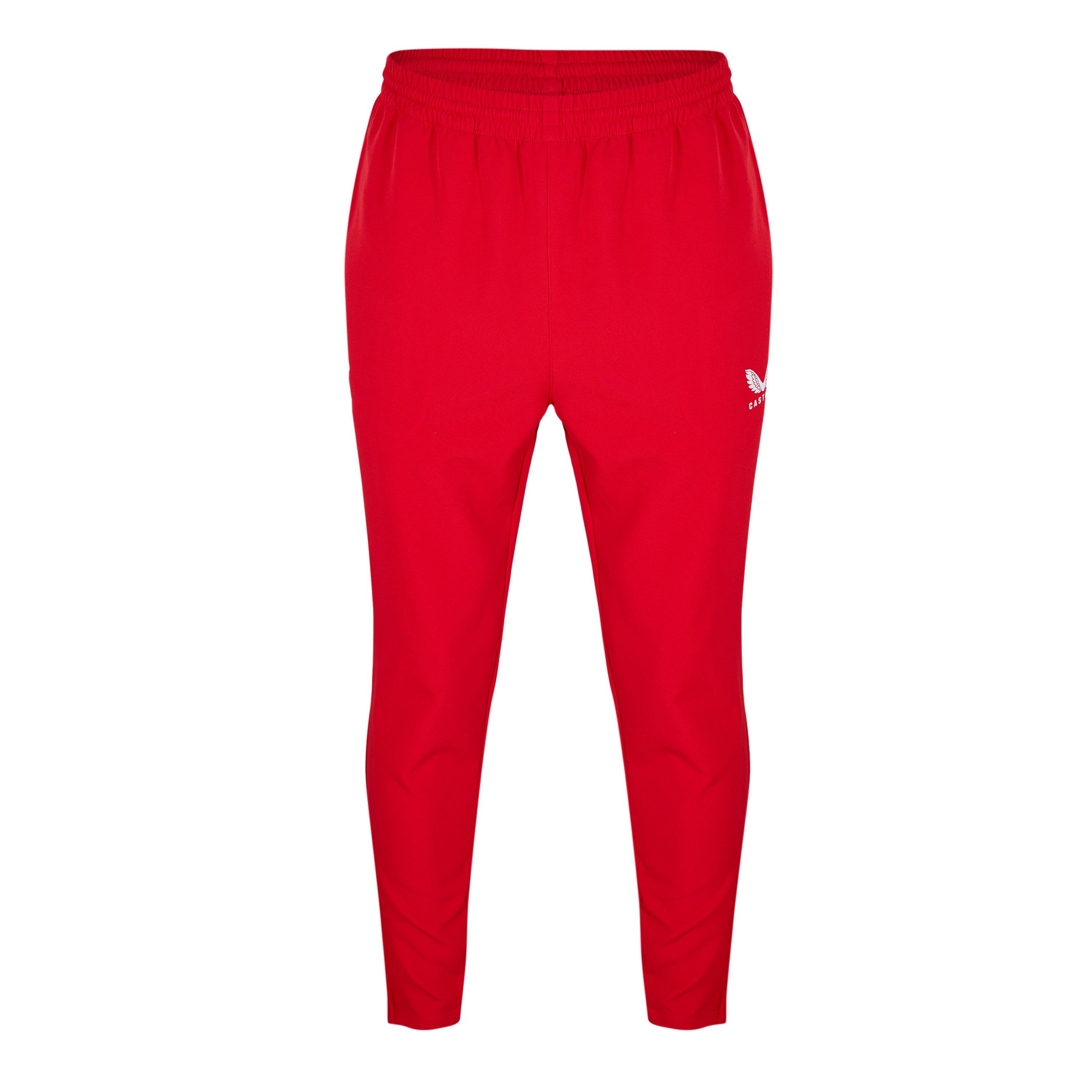 Castore Men's Closed Hem Fleece Jogging Bottoms - True Red - XS