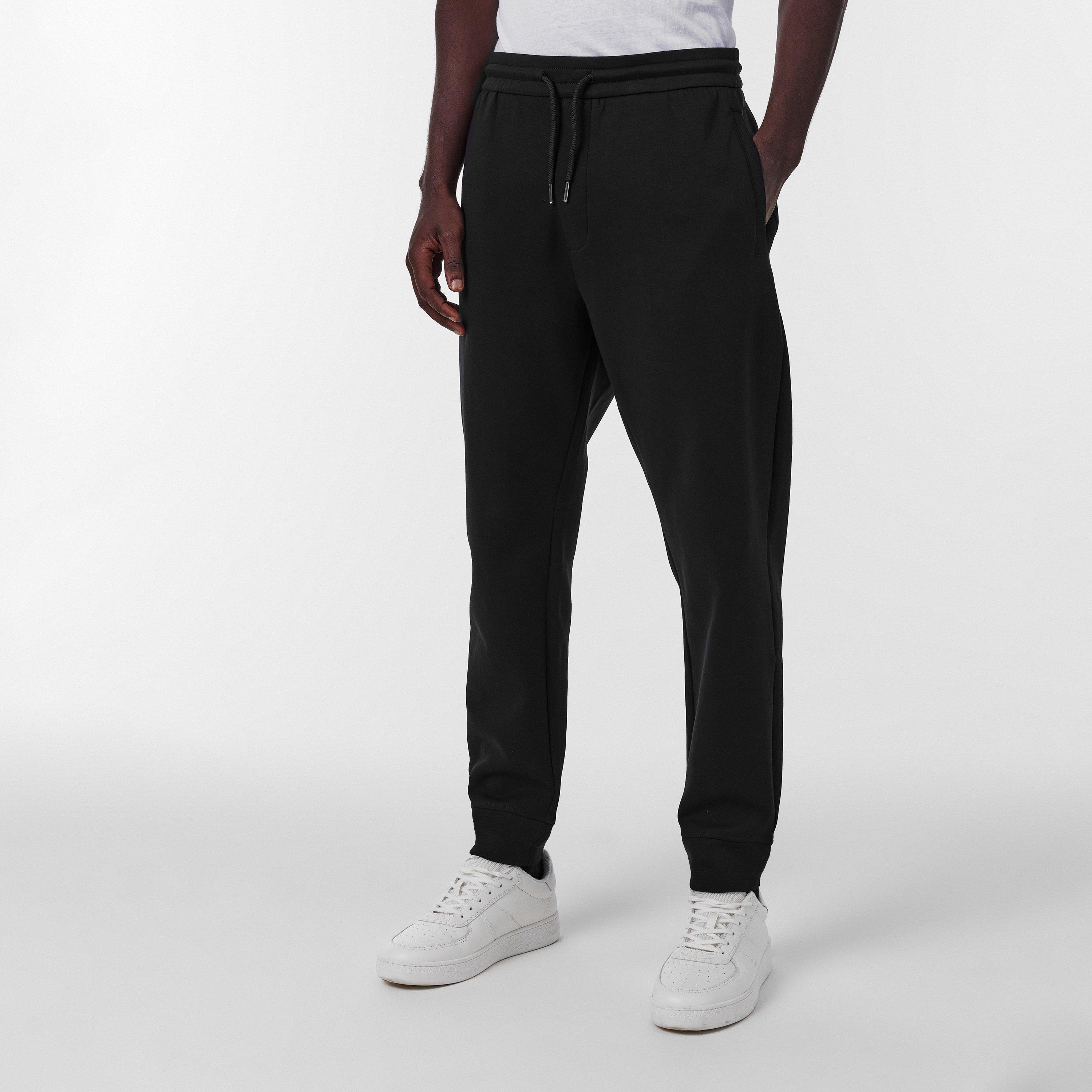 Blk/Gold MC237 - Armani Exchange - Men's Closed Hem Fleece Joggers - 3