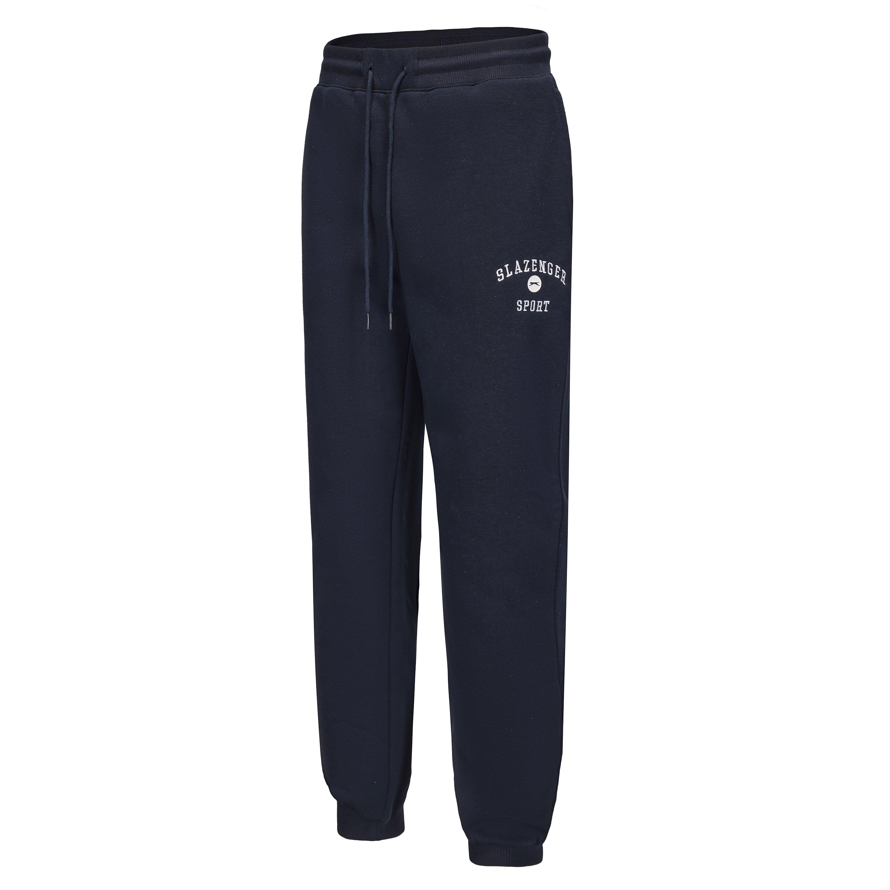 Navy - Slazenger - Fleece Large Logo Pant Mens - 3