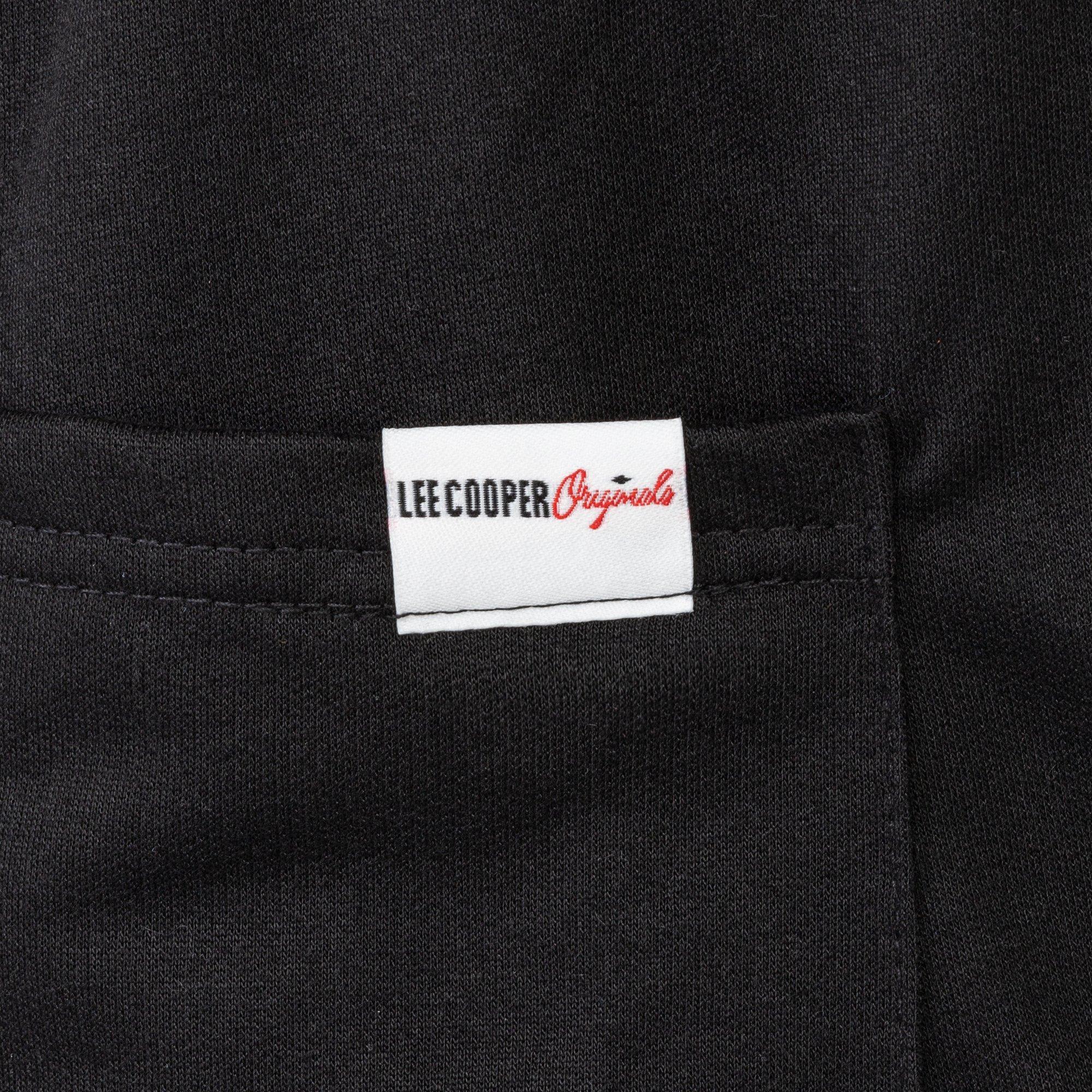 Black - Lee Cooper - LC Fleece Jogging Bottoms Mens - 5