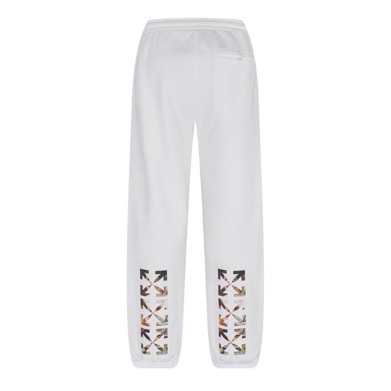 Off White | Slim Sweatpants | Closed Hem Fleece Jogging Off White | Slim Sweatpants | Closed Hem Fleece Jogging