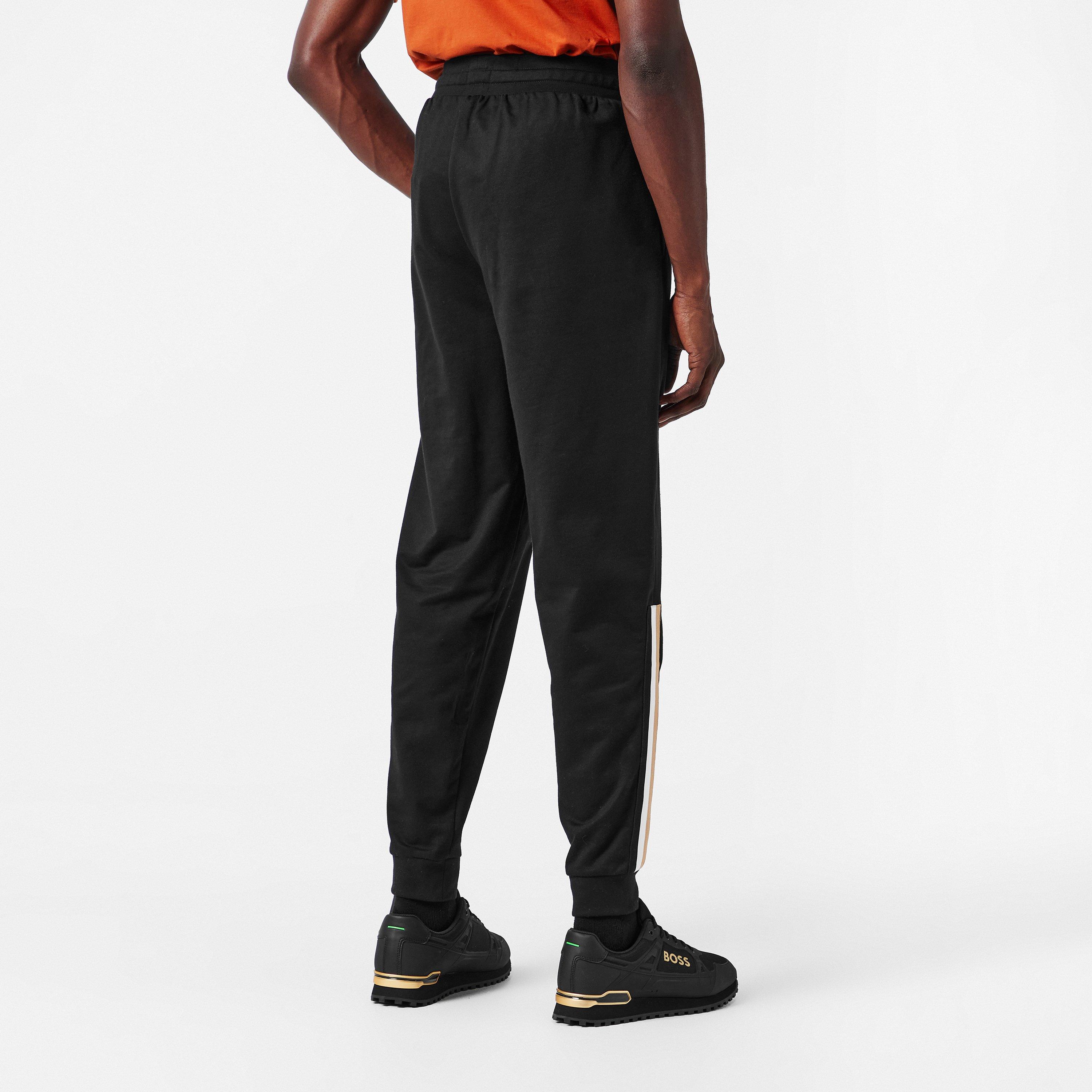Schwarz - Boss - Iconic Closed Hem Fleece Joggers - 4