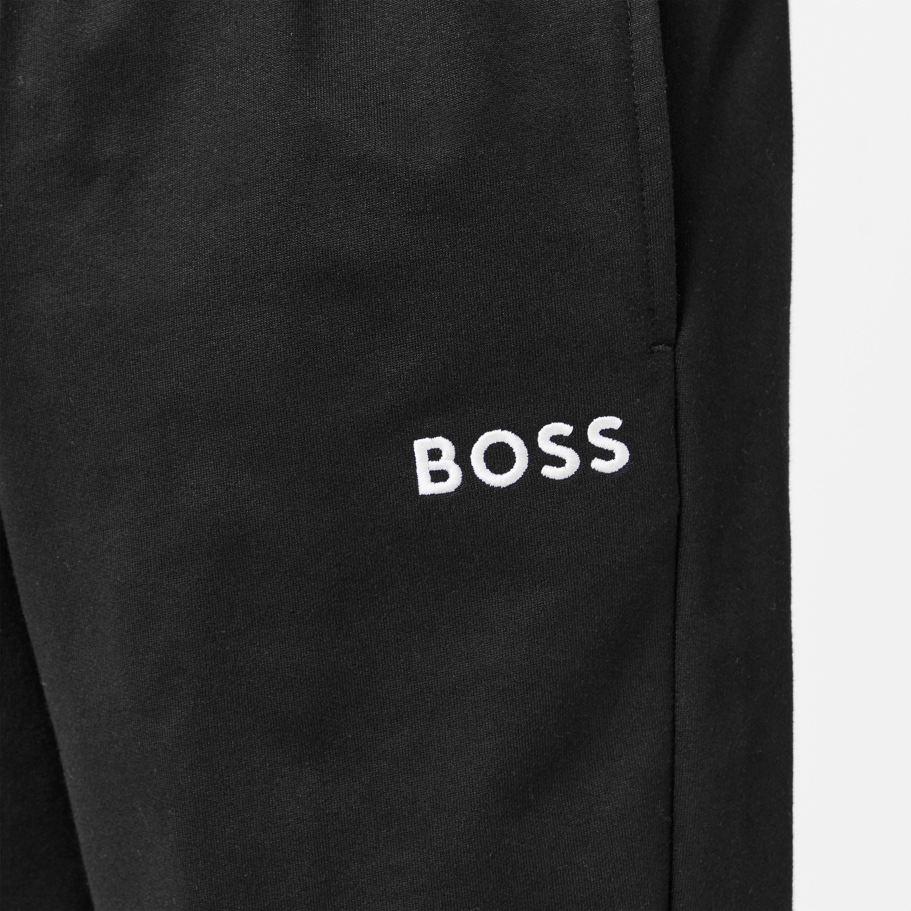 Schwarz - Boss - Iconic Closed Hem Fleece Joggers - 5