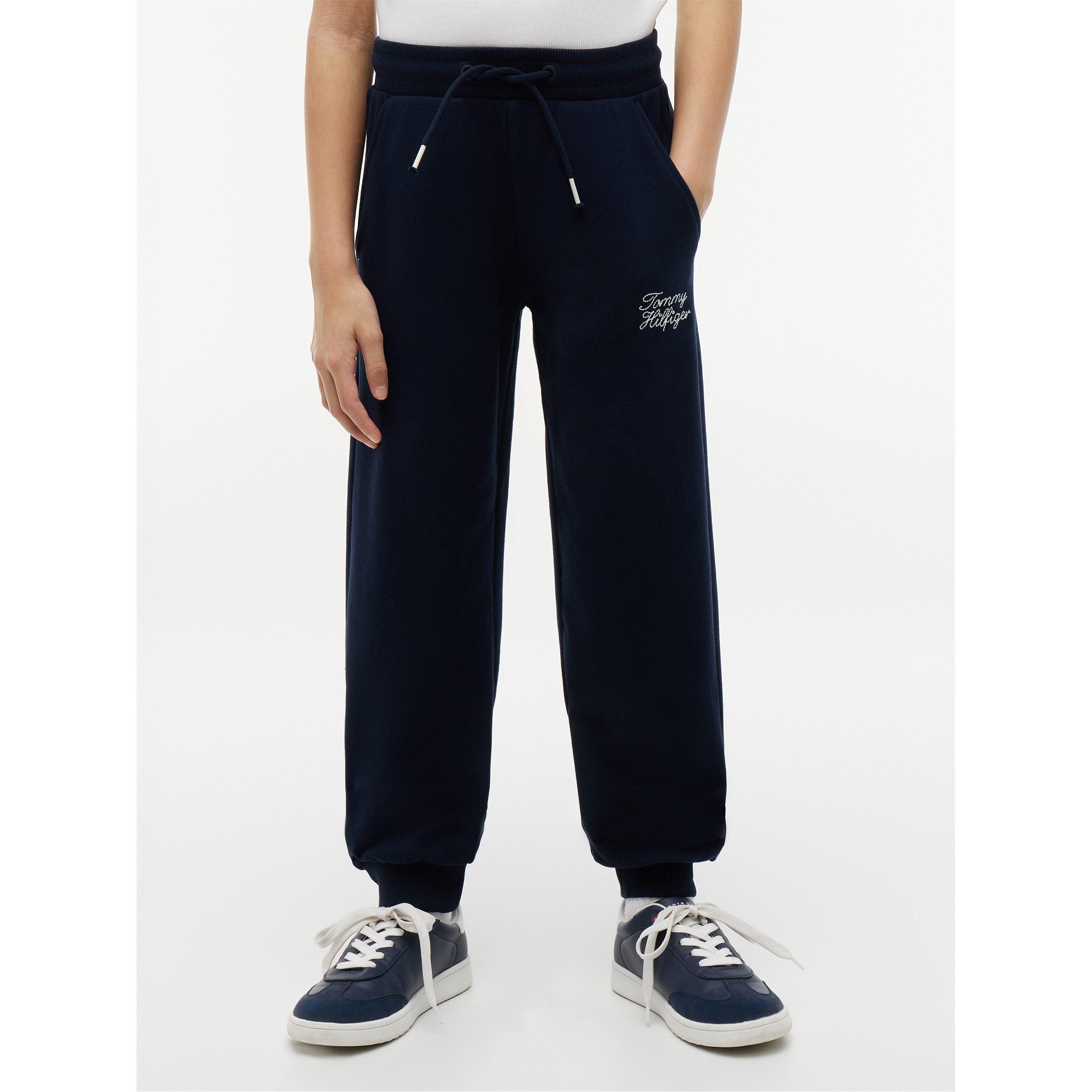 Night Navy C1G - Tommy Hilfiger - Kids' Closed Hem Fleece Joggers - 2