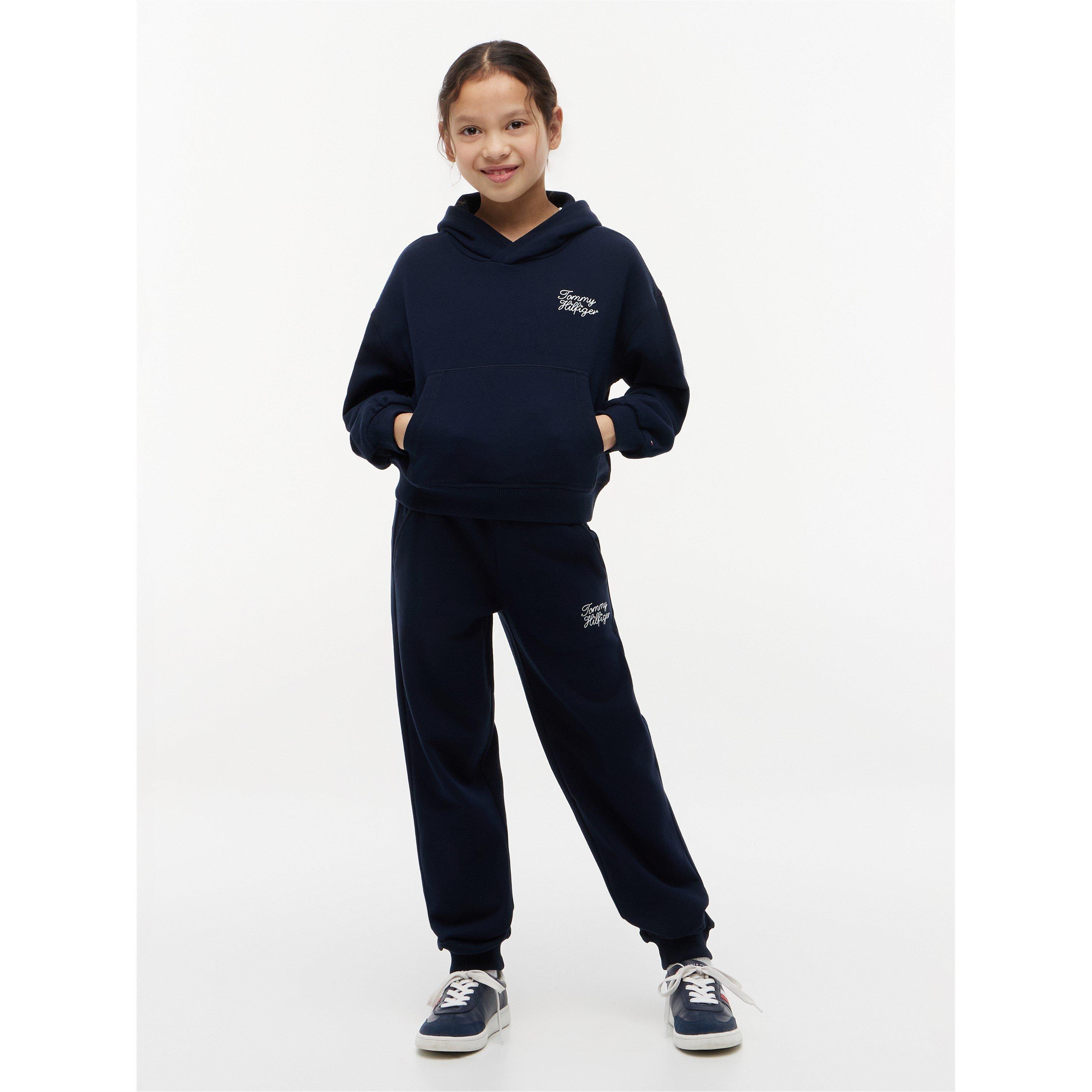 Night Navy C1G - Tommy Hilfiger - Kids' Closed Hem Fleece Joggers - 3
