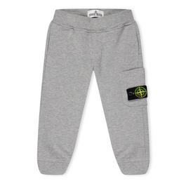 Stone Island BoysPlain Cotton Compass Jogging Bottoms