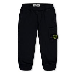 Stone Island BoysPlain Cotton Compass Jogging Bottoms